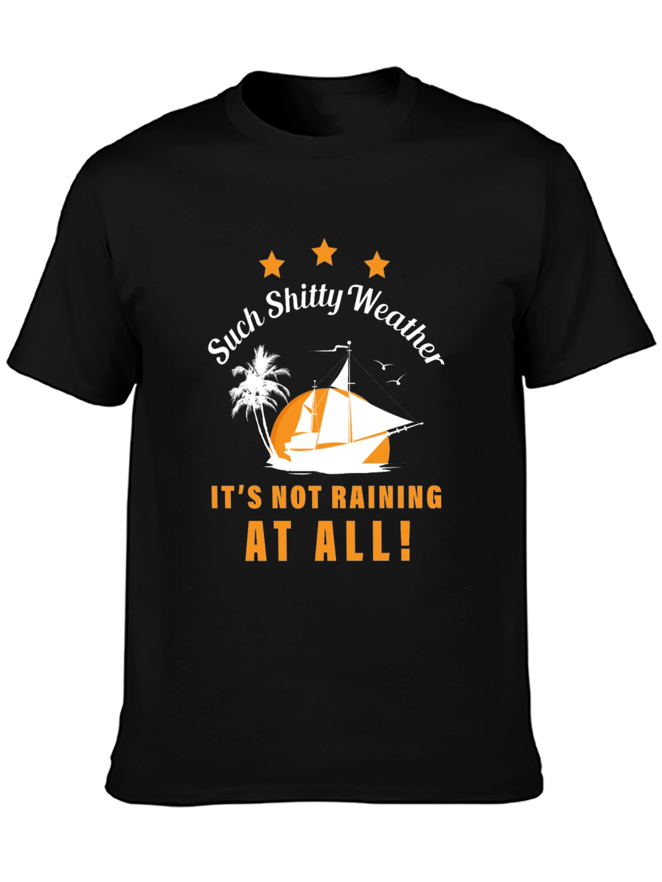 Humorous Such Shitty Weather Graphic Tee