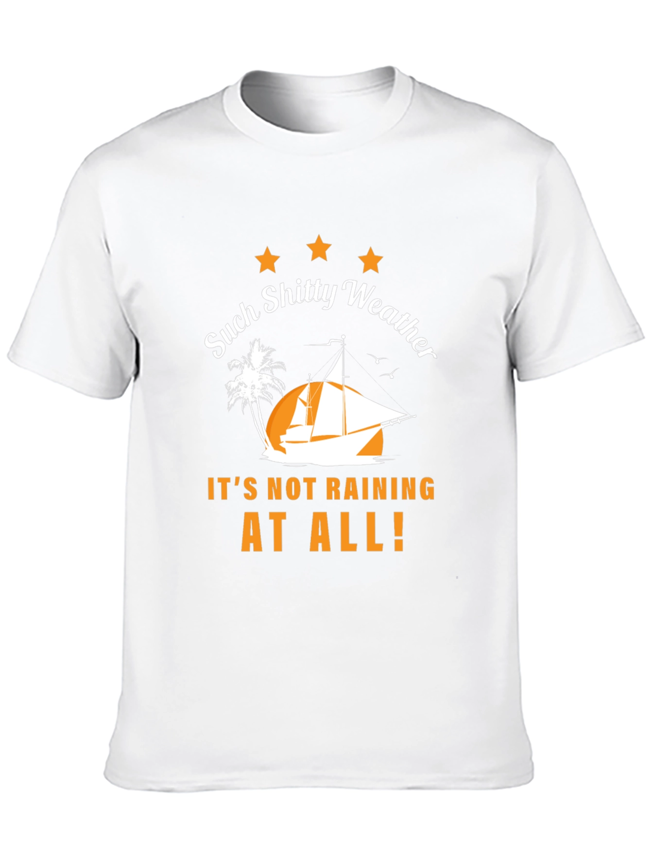 Humorous Such Shitty Weather Graphic Tee