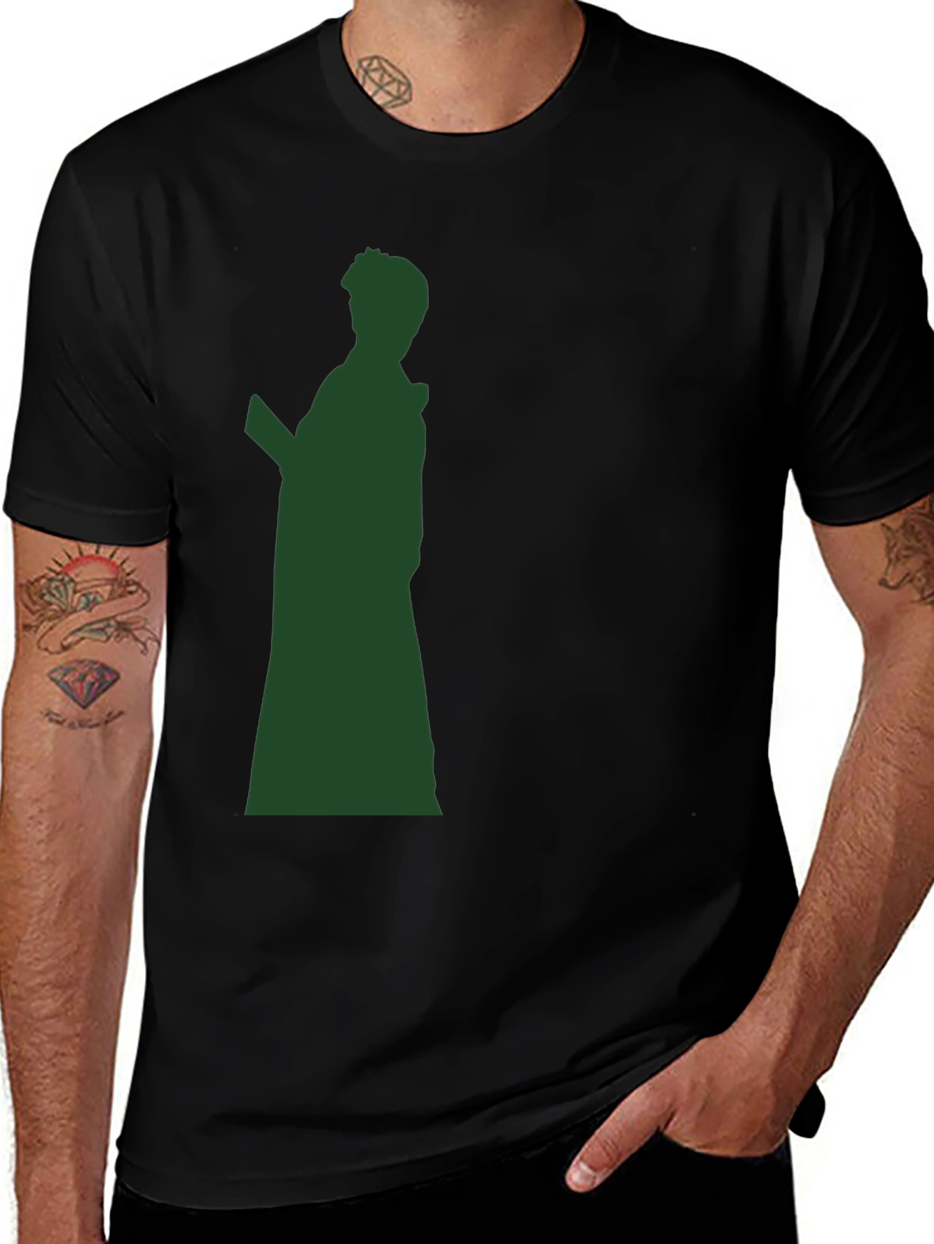 Silhouette Graphic Print T-Shirt