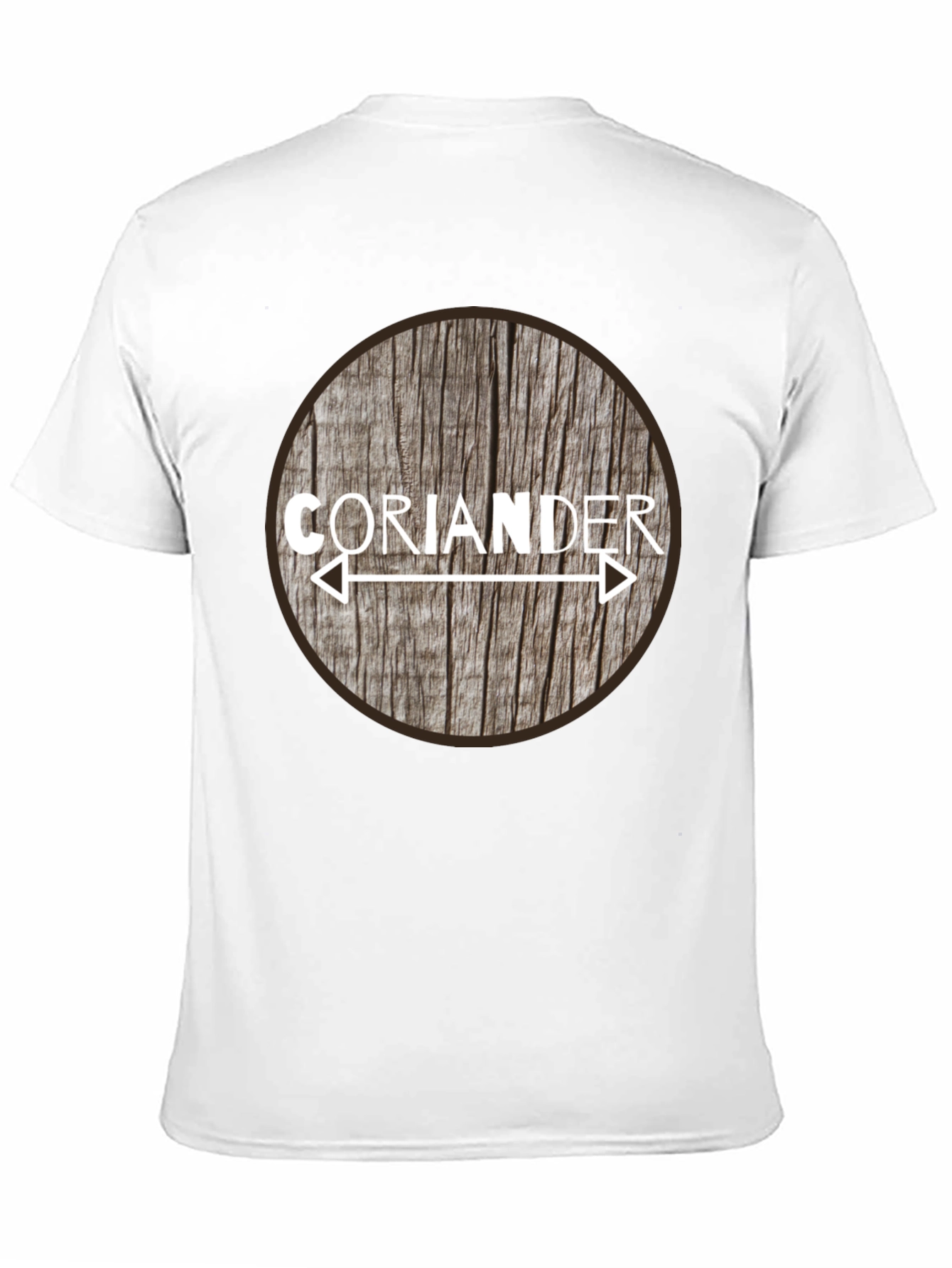 Coriander Arrow Woodgrain Graphic T-Shirt