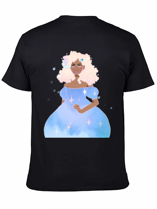 Celestial Princess Black T-Shirt