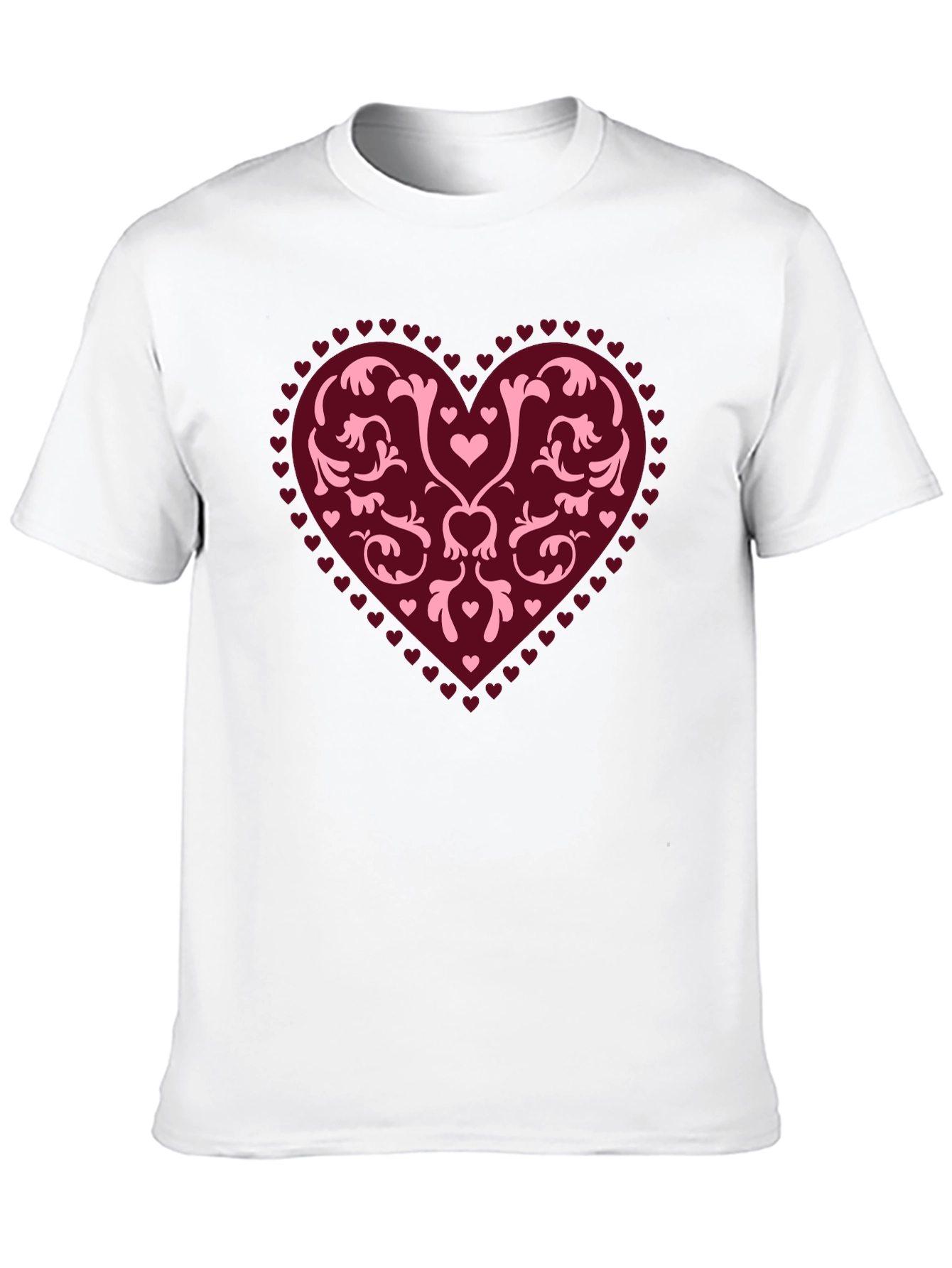 Heart Graphic Tee - Stylish Black Casual Shirt