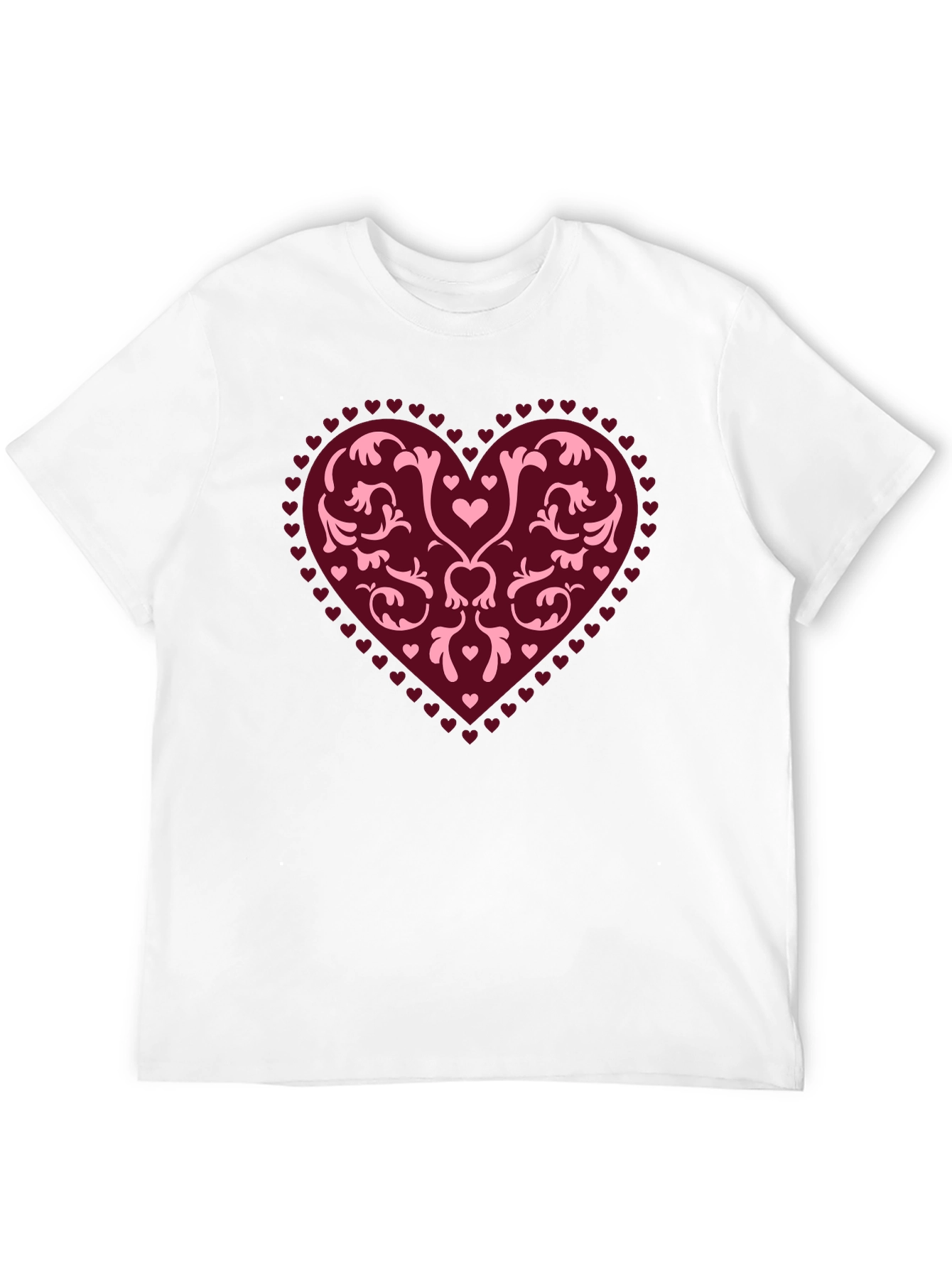 Heart Graphic Tee - Stylish Black Casual Shirt