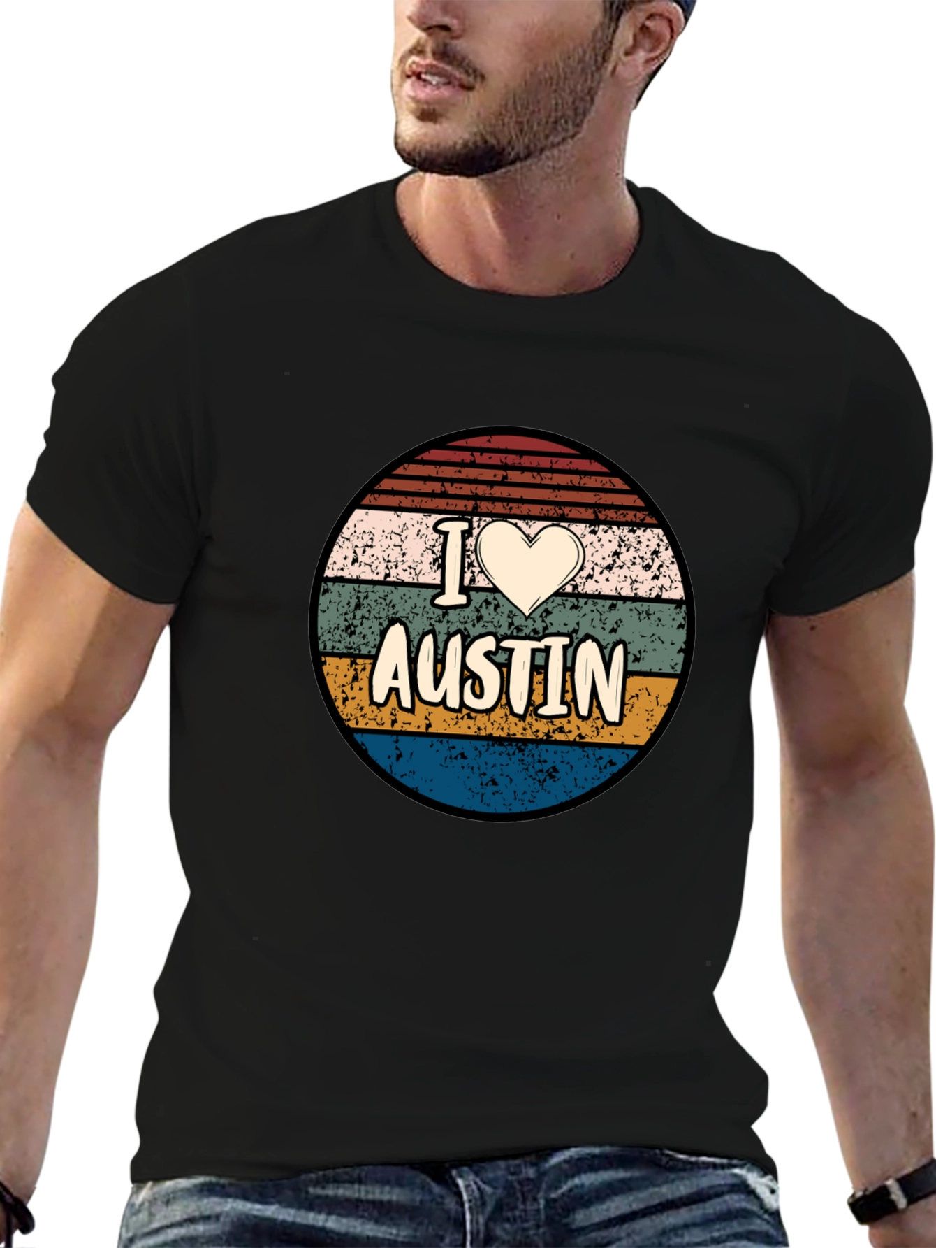 I Heart Austin Retro T-Shirt