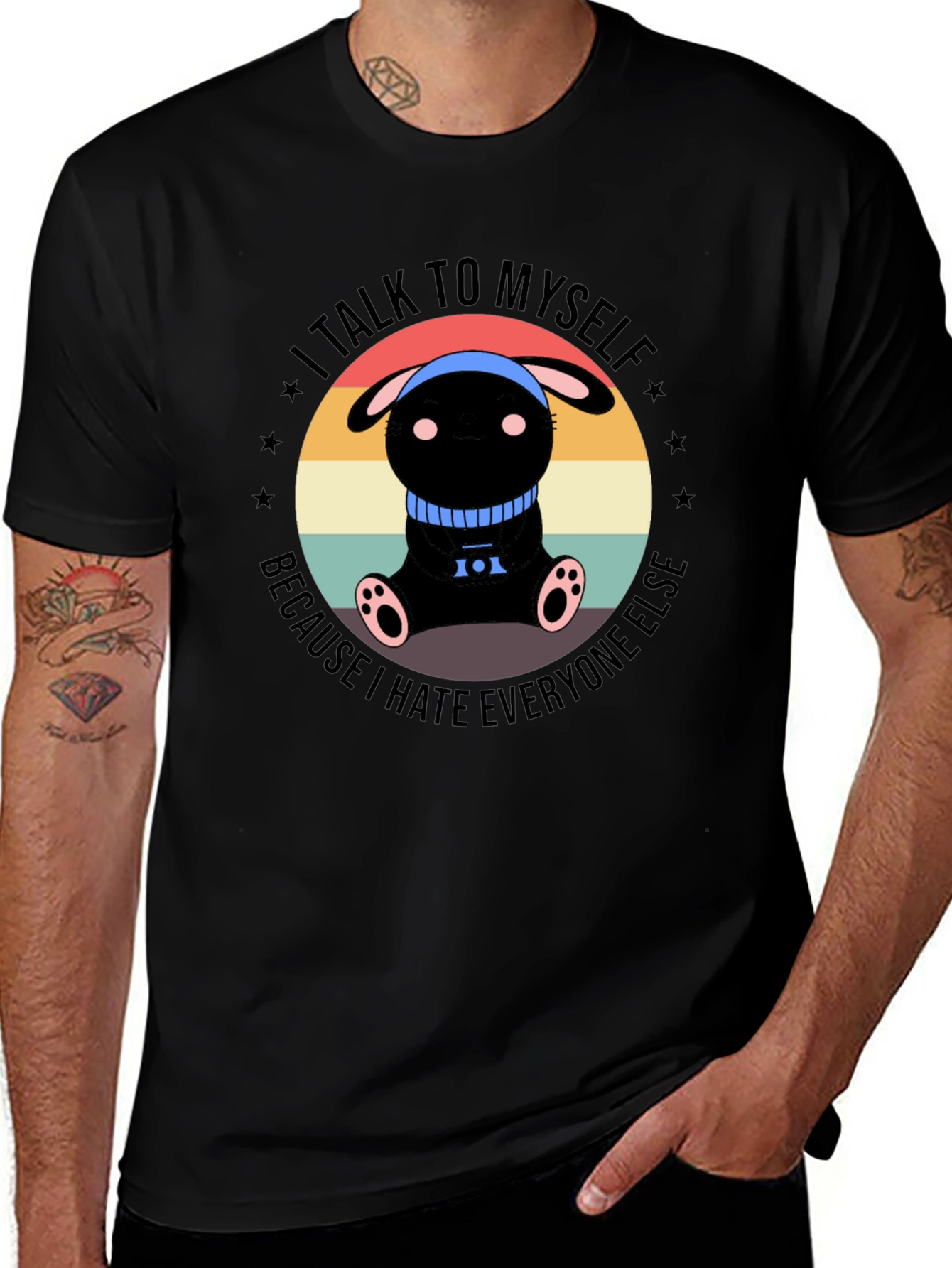 I Talk To Myself Graphic Tee