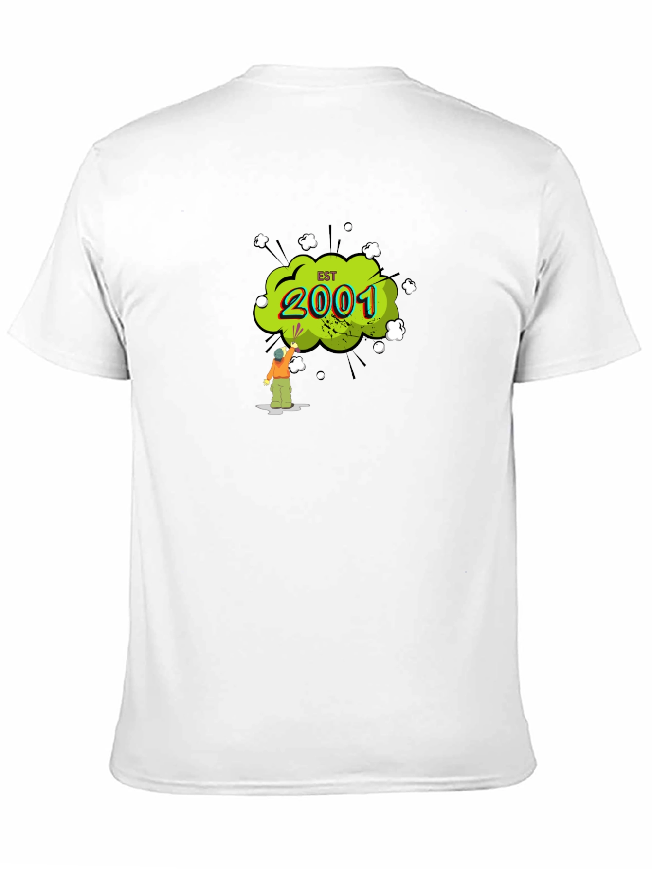 Est. 2001 Graphic Black T-Shirt