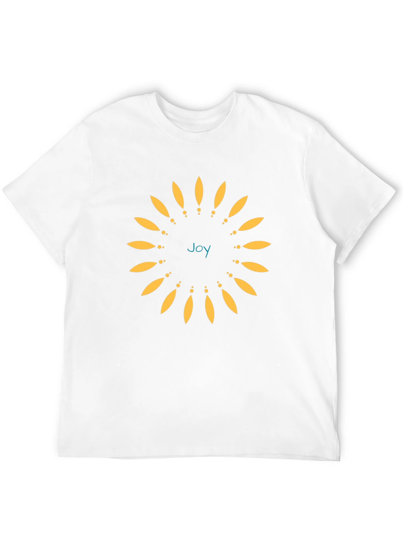 Joy Floral Tee - Black Cotton Blend Shirt