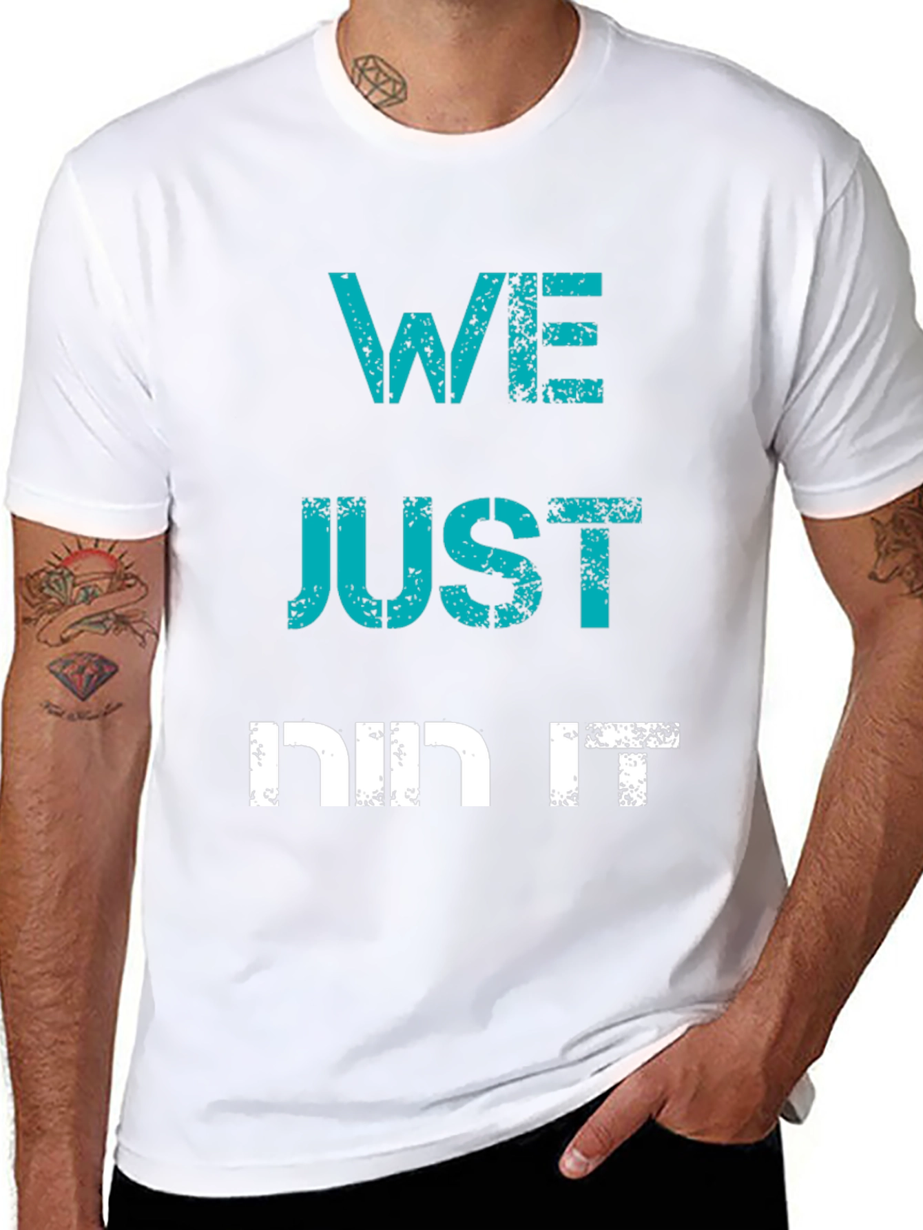 Edgy We Just Did It Graphic Tee