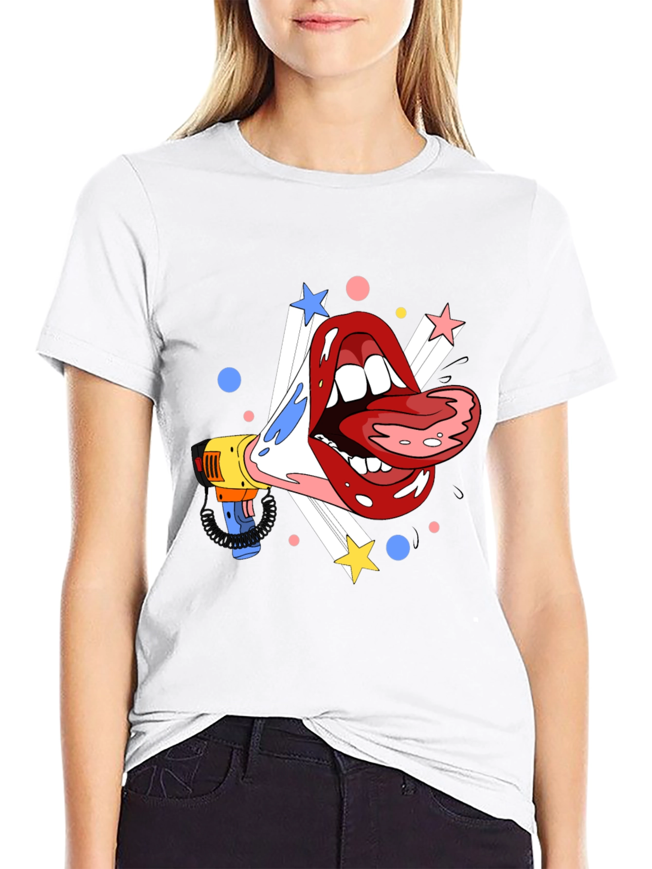 Loud Mouth Graphic Tee - Bold and Expressive
