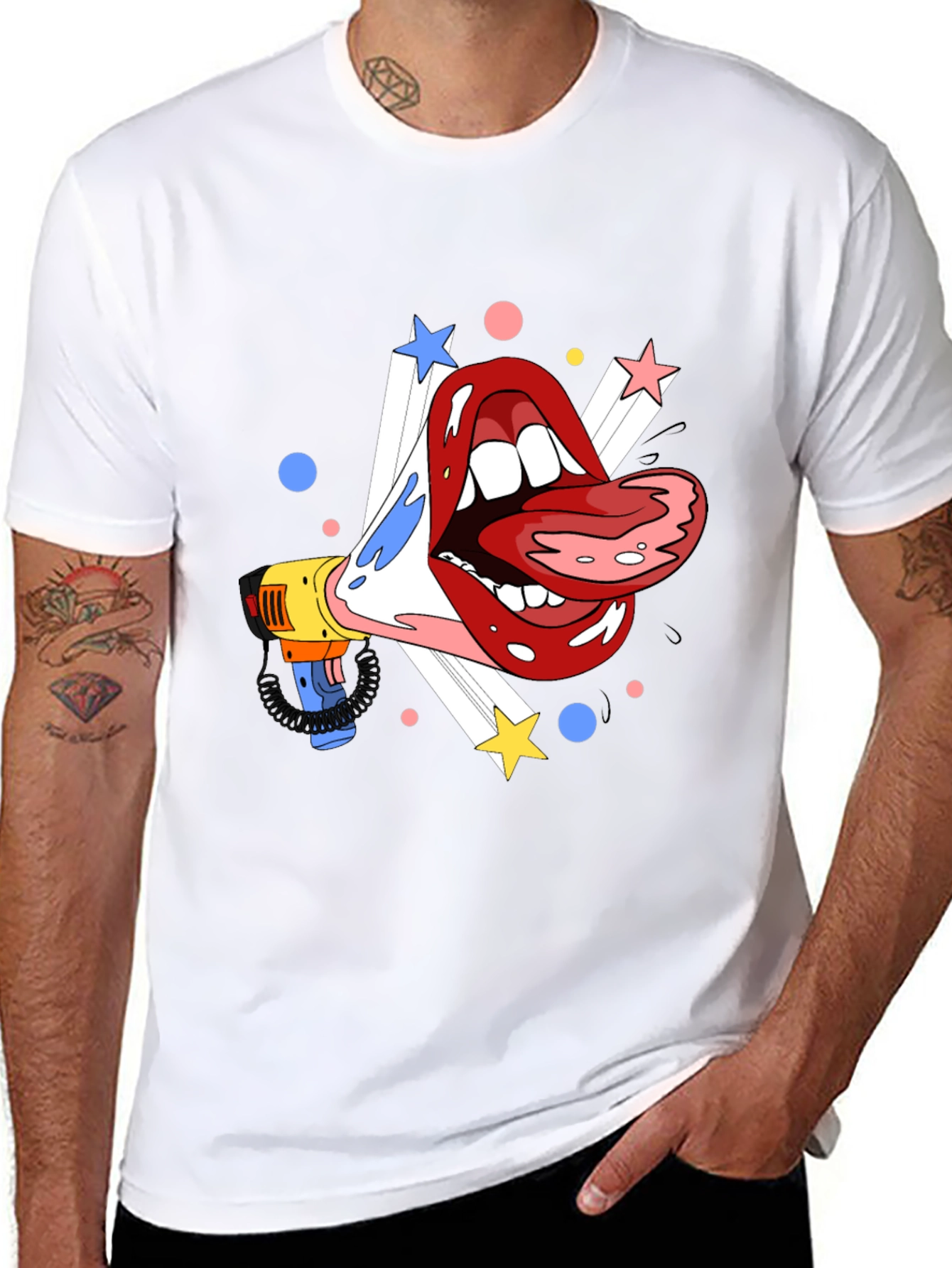 Loud Mouth Graphic Tee - Bold and Expressive