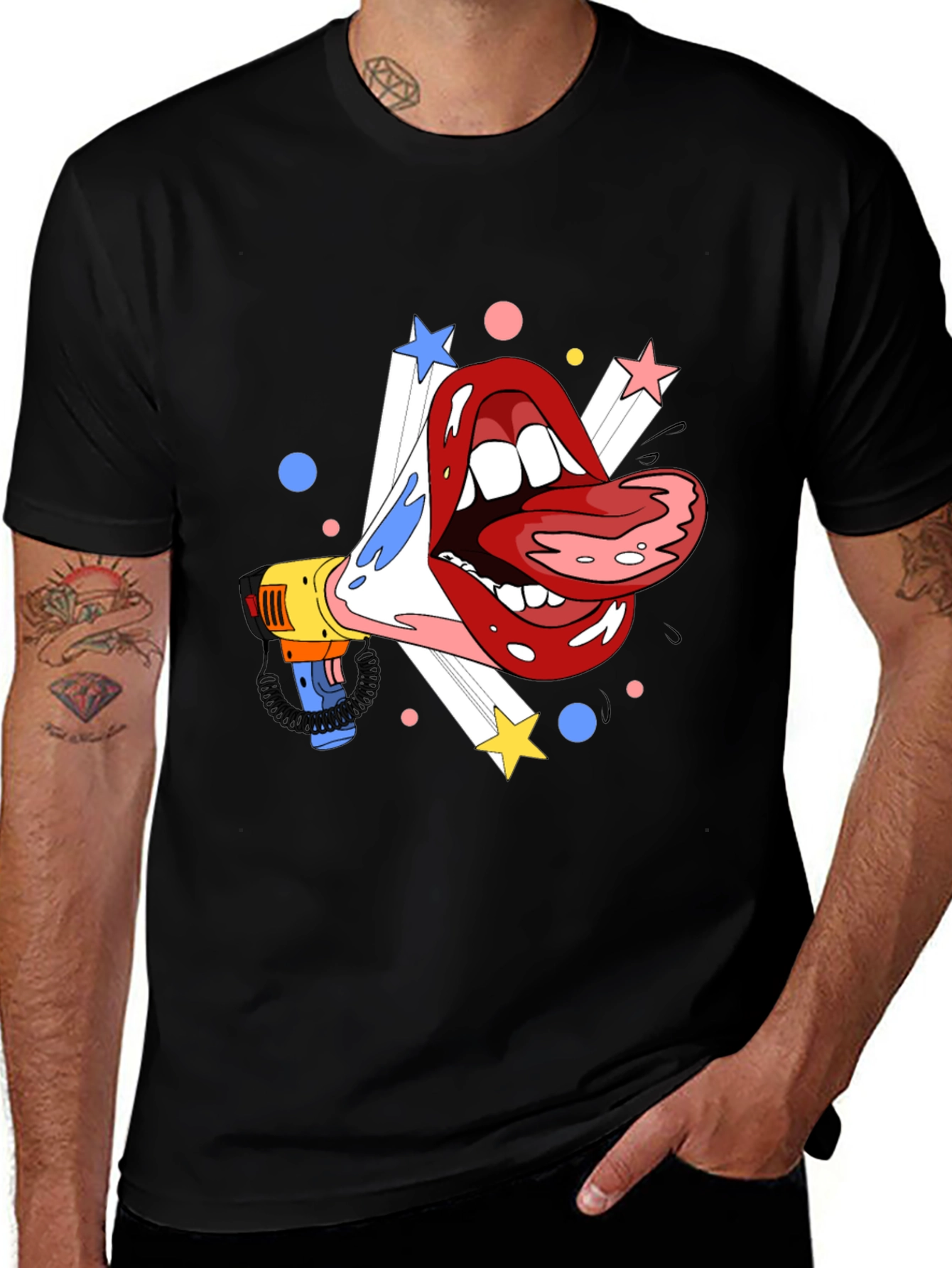 Loud Mouth Graphic Tee - Bold and Expressive