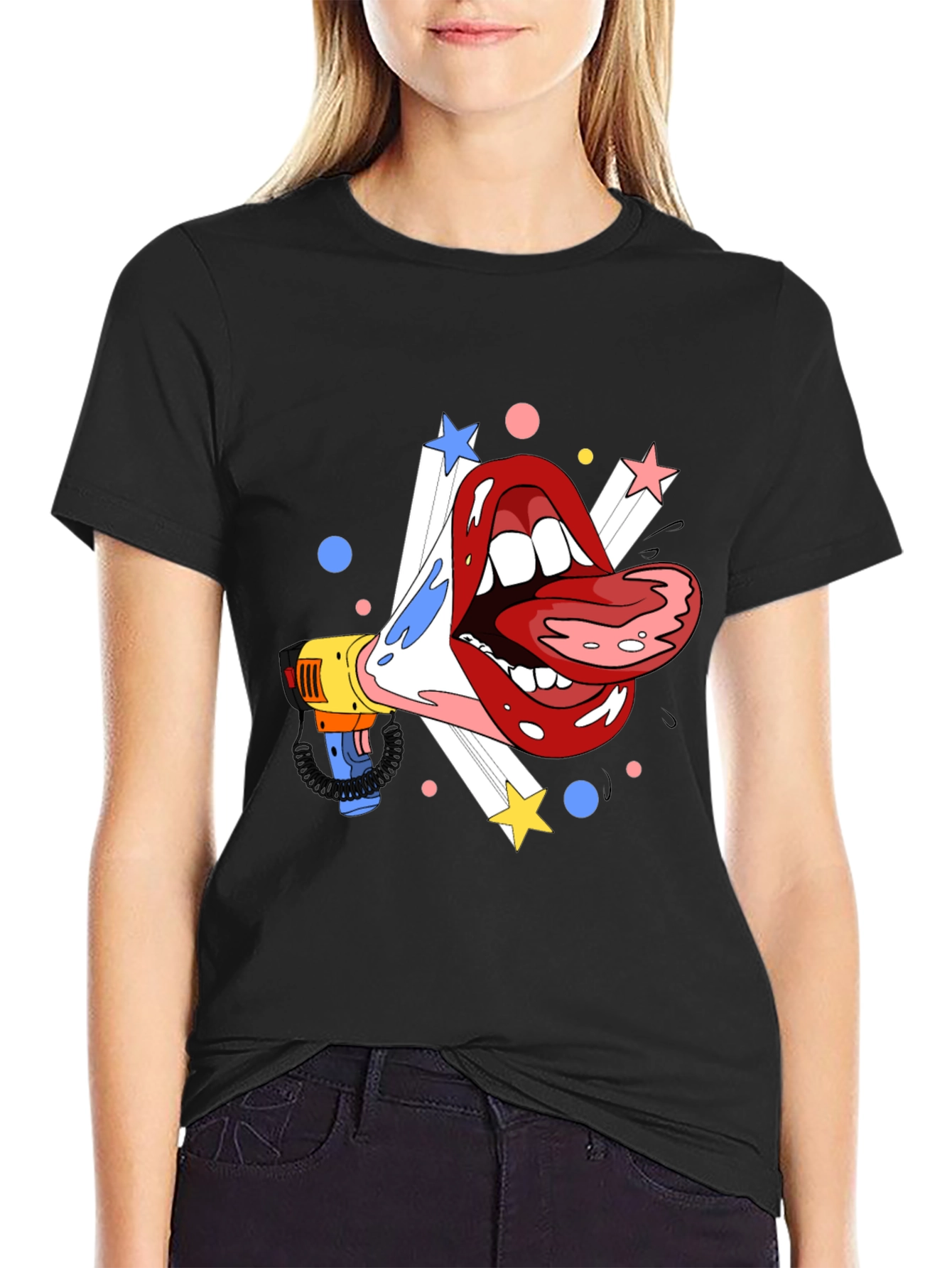 Loud Mouth Graphic Tee - Bold and Expressive
