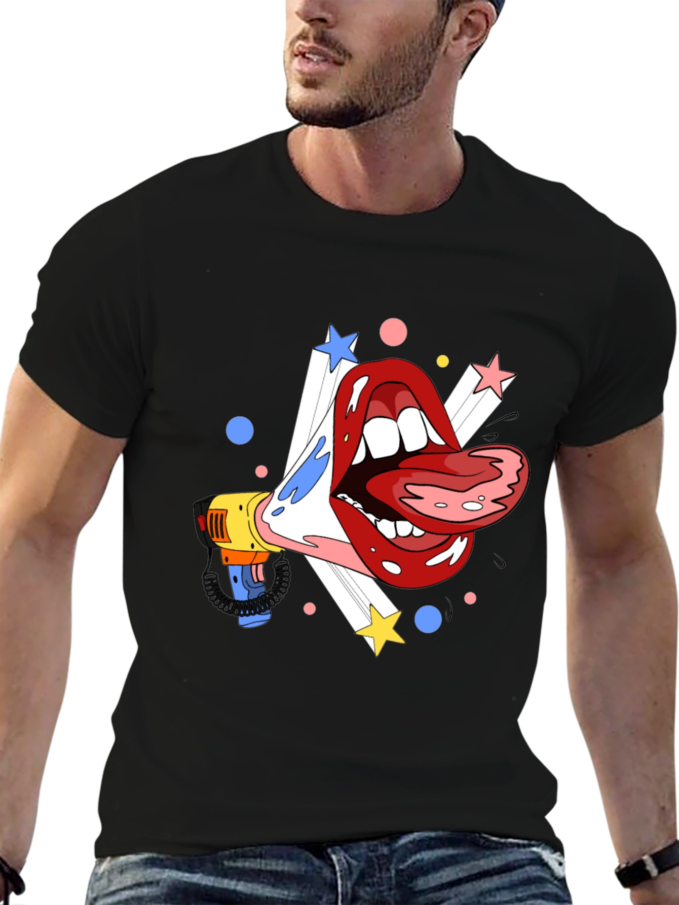 Loud Mouth Graphic Tee - Bold and Expressive