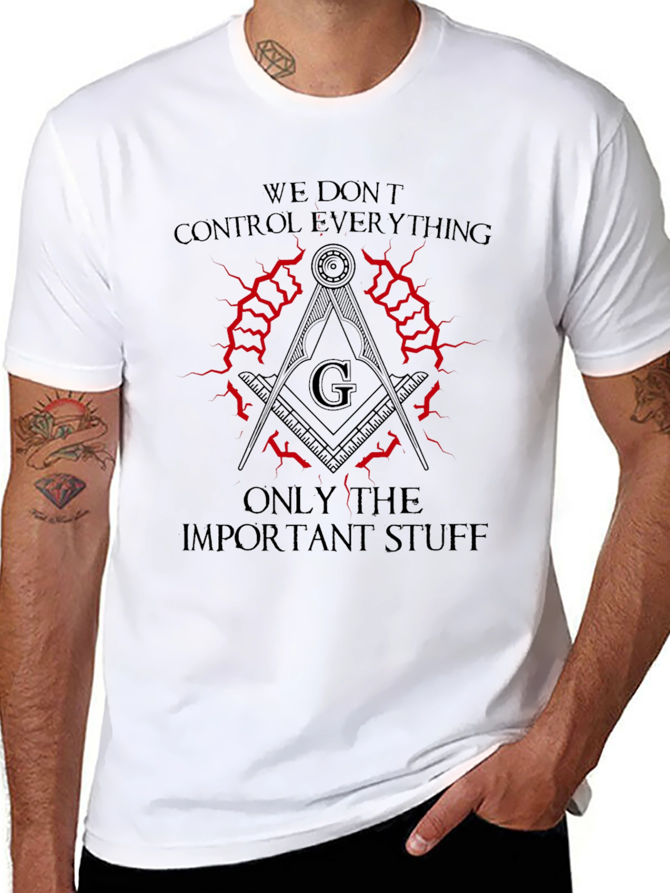 We Dont Control Everything Masonic T-Shirt