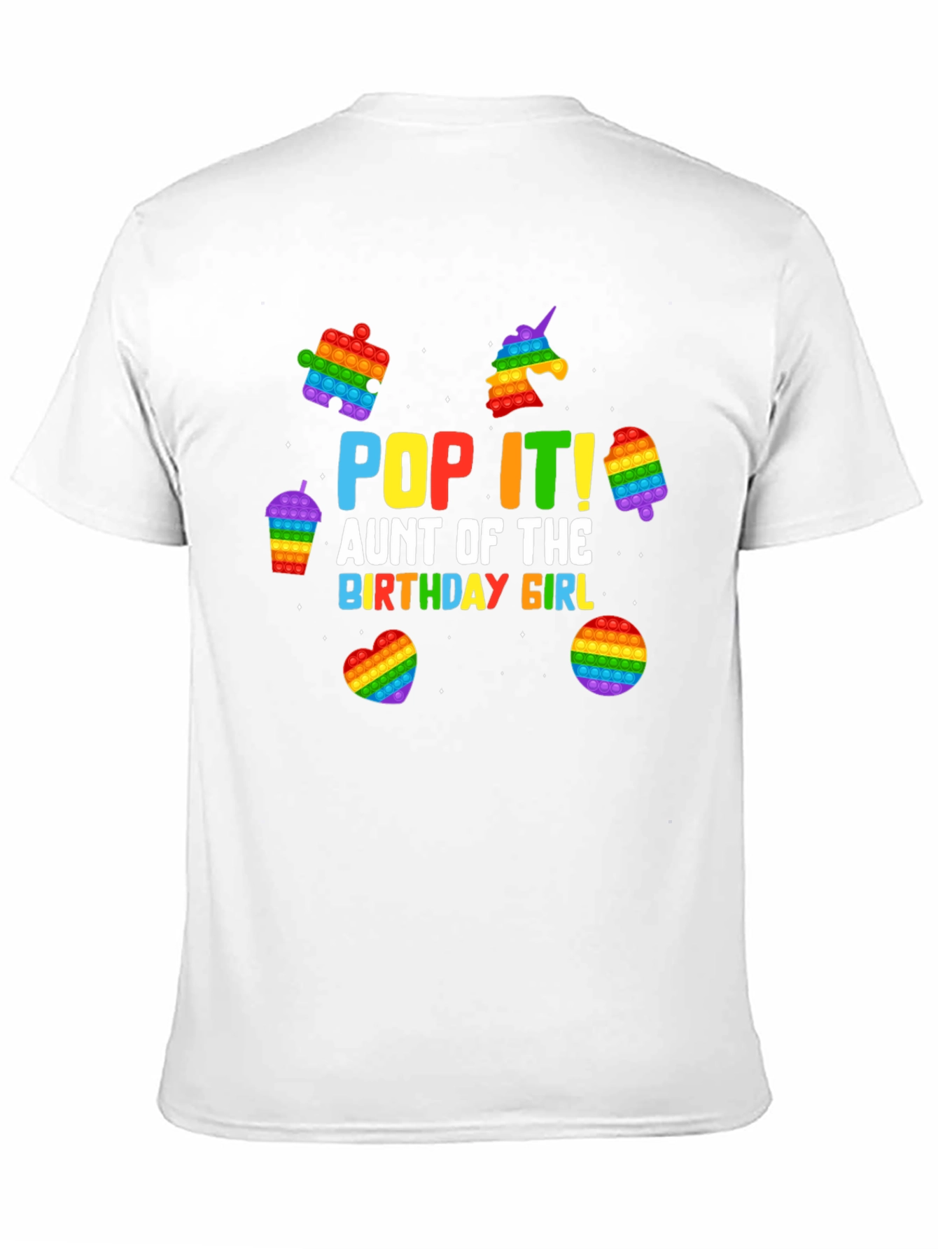 Pop It Aunt of the Birthday Girl T-Shirt