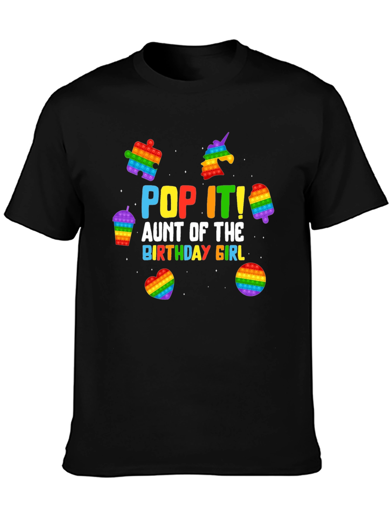 Pop It Aunt of the Birthday Girl T-Shirt