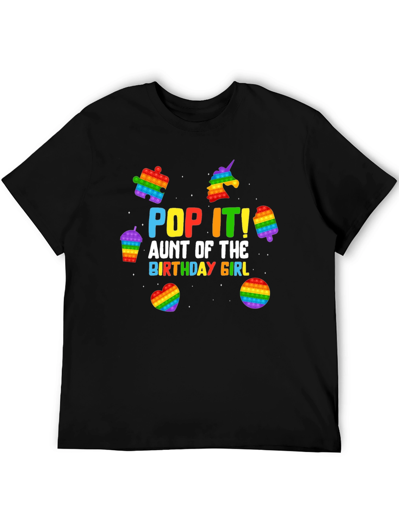Pop It Aunt of the Birthday Girl T-Shirt