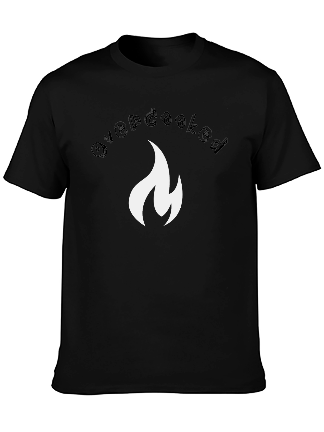 Overcooked Flame Graphic Tee - Gamer T-Shirt
