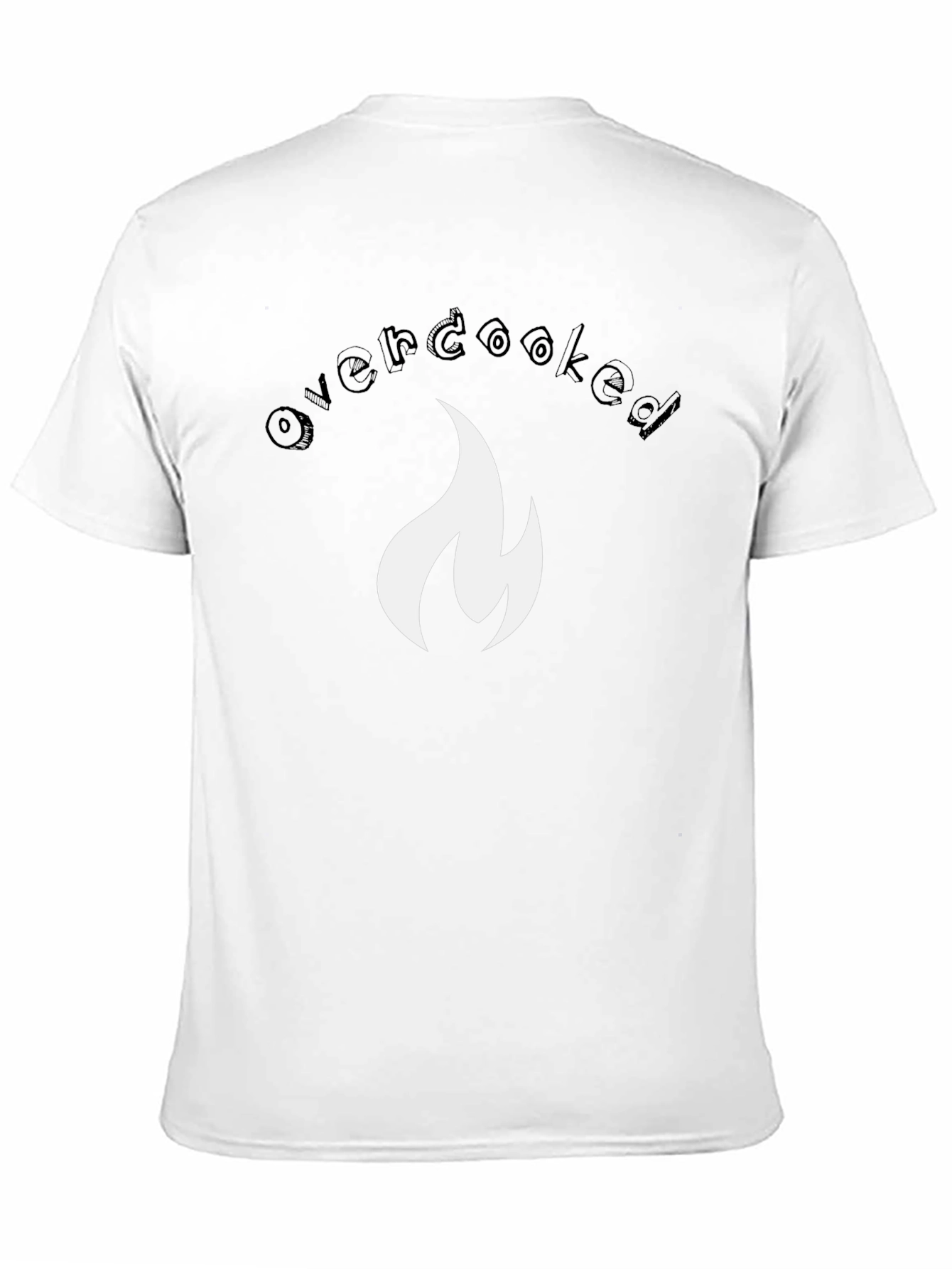 Overcooked Flame Graphic Tee - Gamer T-Shirt