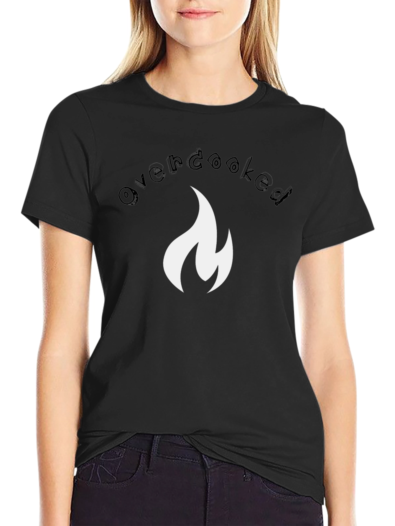 Overcooked Flame Graphic Tee - Gamer T-Shirt
