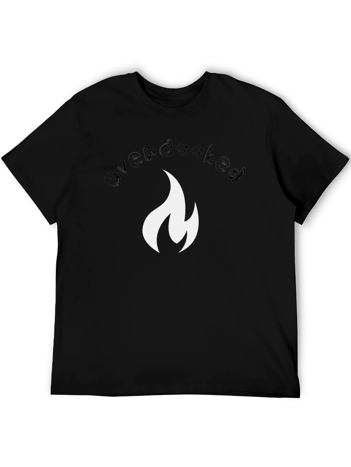Overcooked Flame Graphic Tee - Gamer T-Shirt