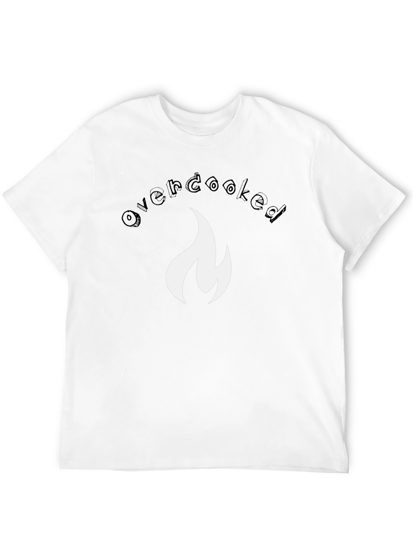 Overcooked Flame Graphic Tee - Gamer T-Shirt