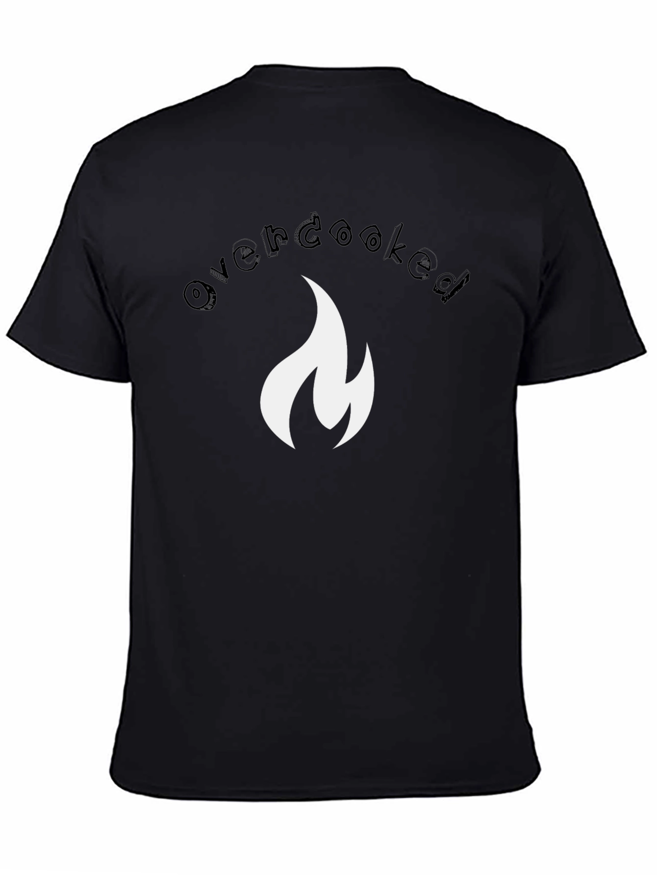 Overcooked Flame Graphic Tee - Gamer T-Shirt
