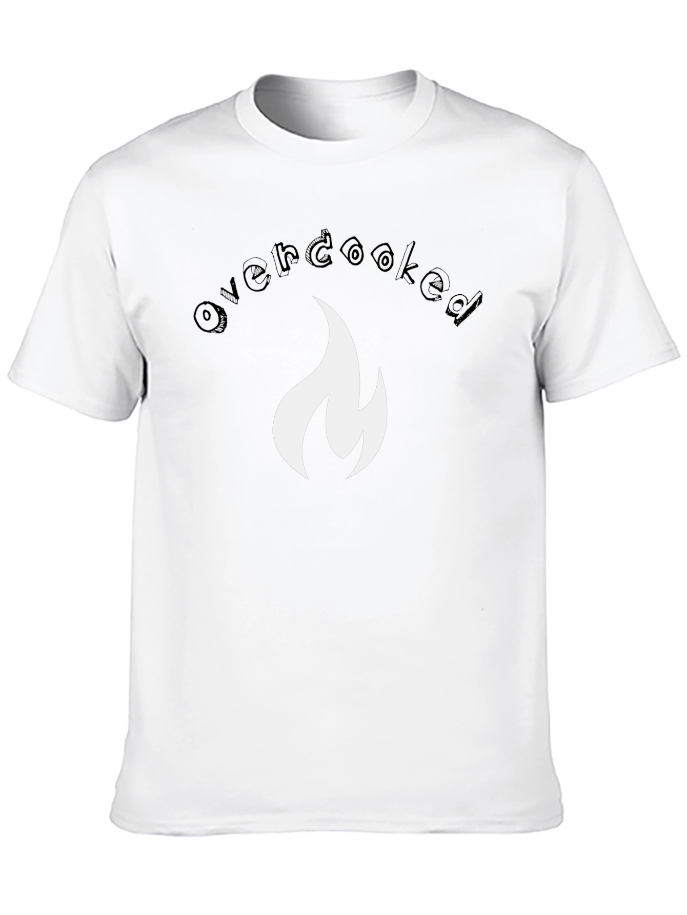 Overcooked Flame Graphic Tee - Gamer T-Shirt