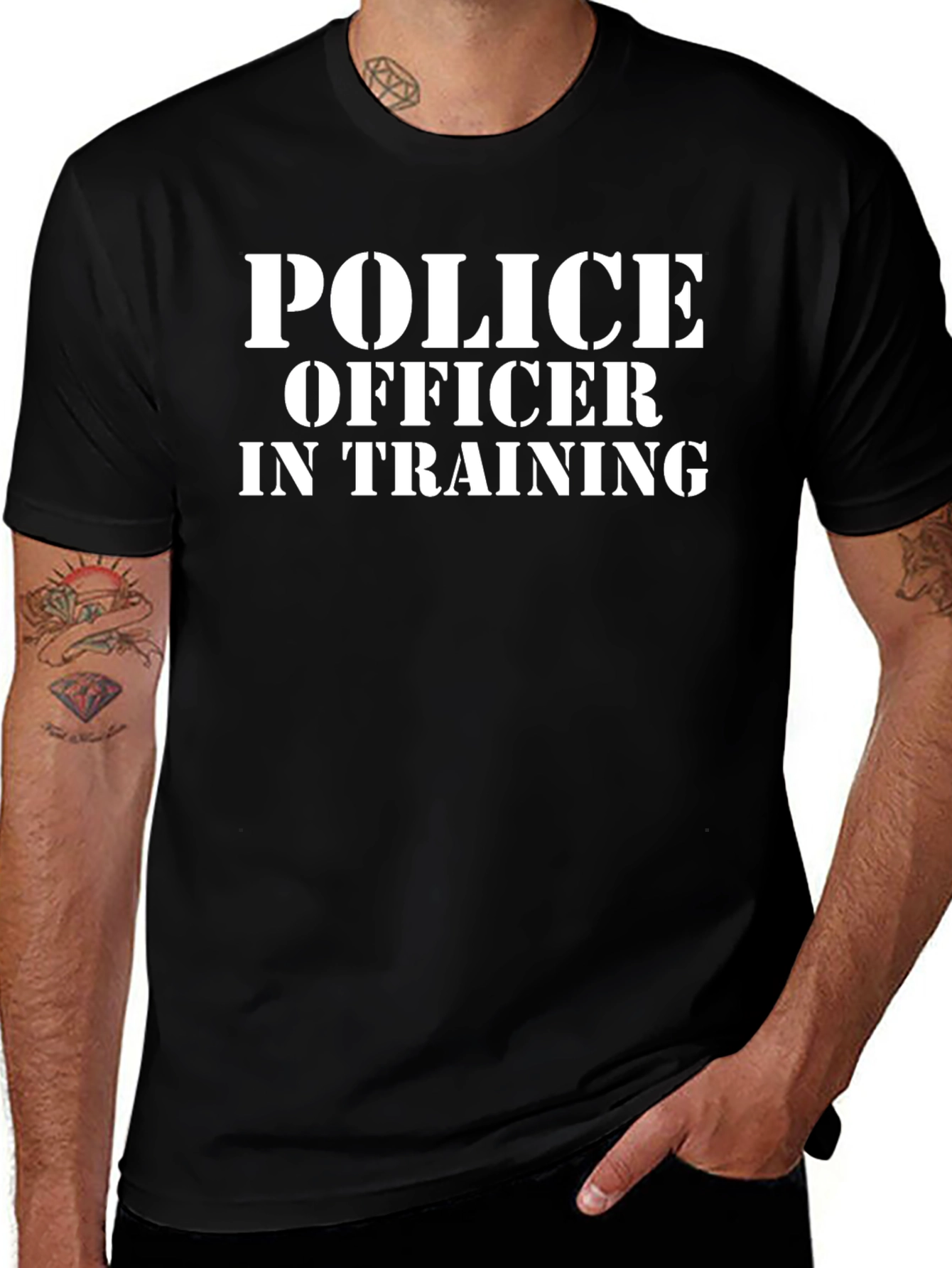 Police Officer In Training Graphic Tee