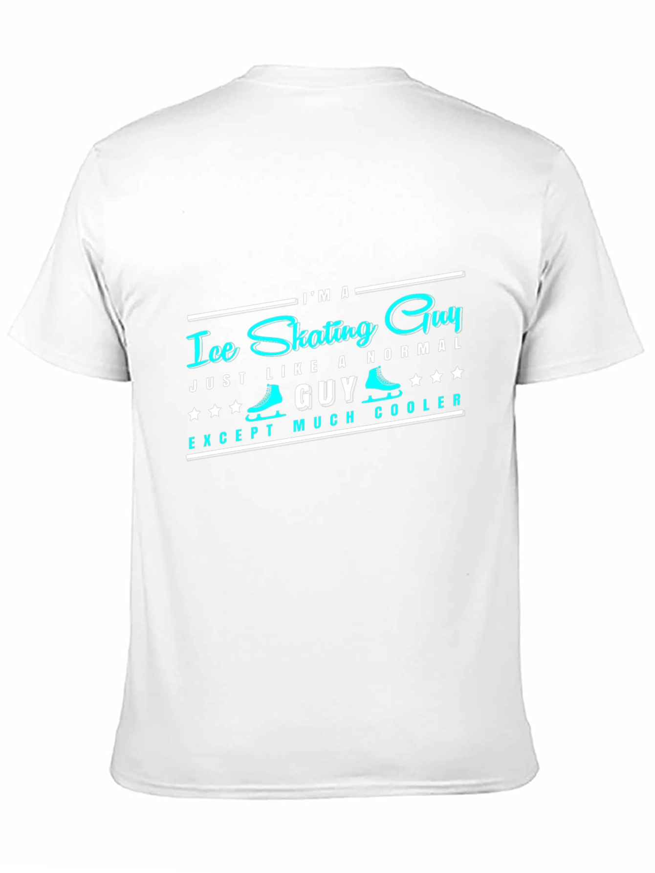 Ice Skating Guy T-Shirt - Cool Novelty Tee