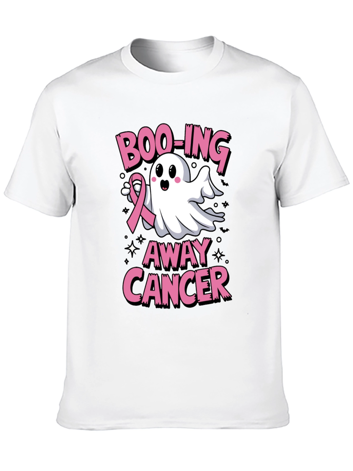 Boo-ing Away Cancer Ghost T-Shirt
