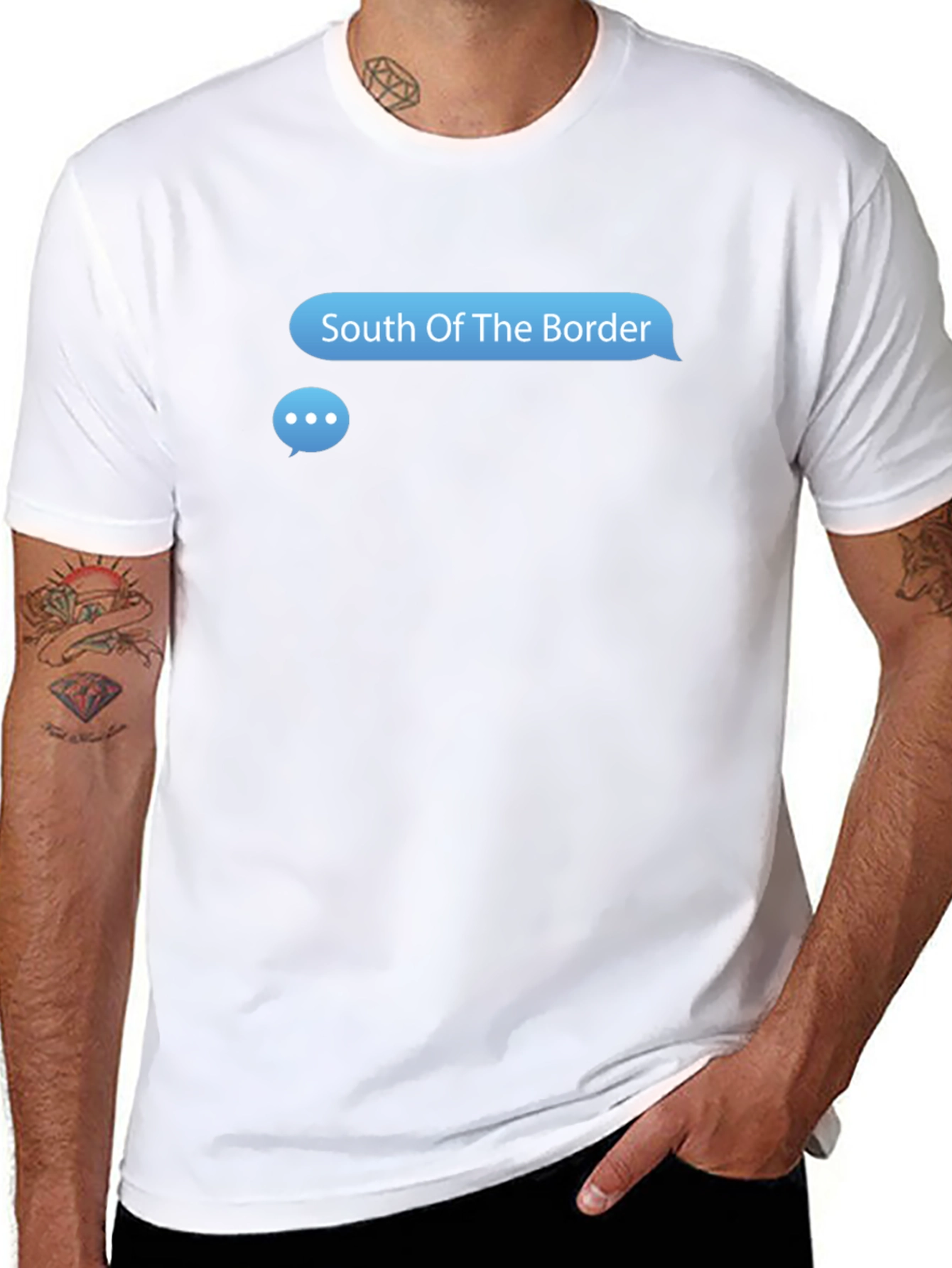 South Of The Border Text Bubble Graphic Tee
