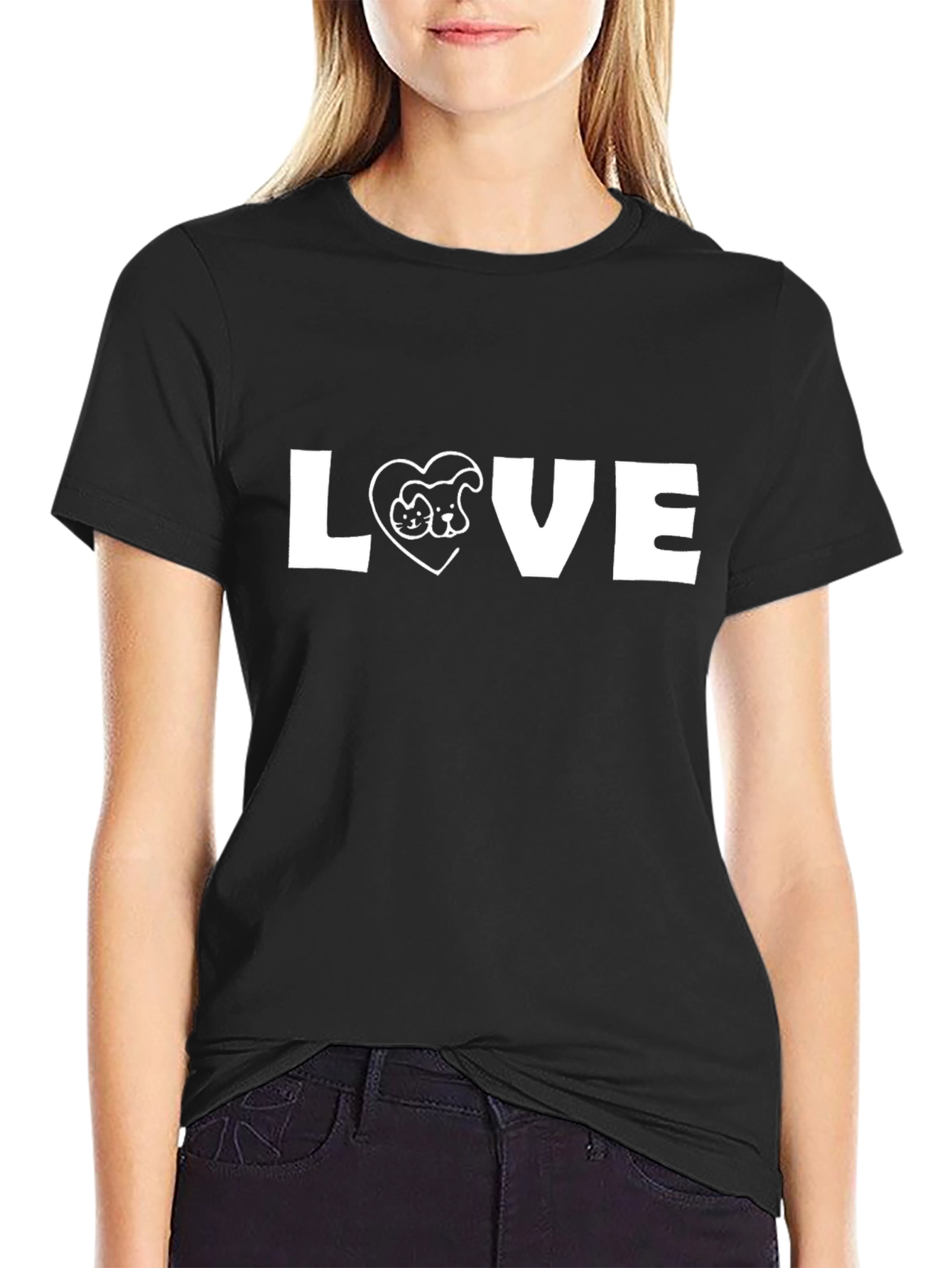 Love Dog and Cat T-Shirt