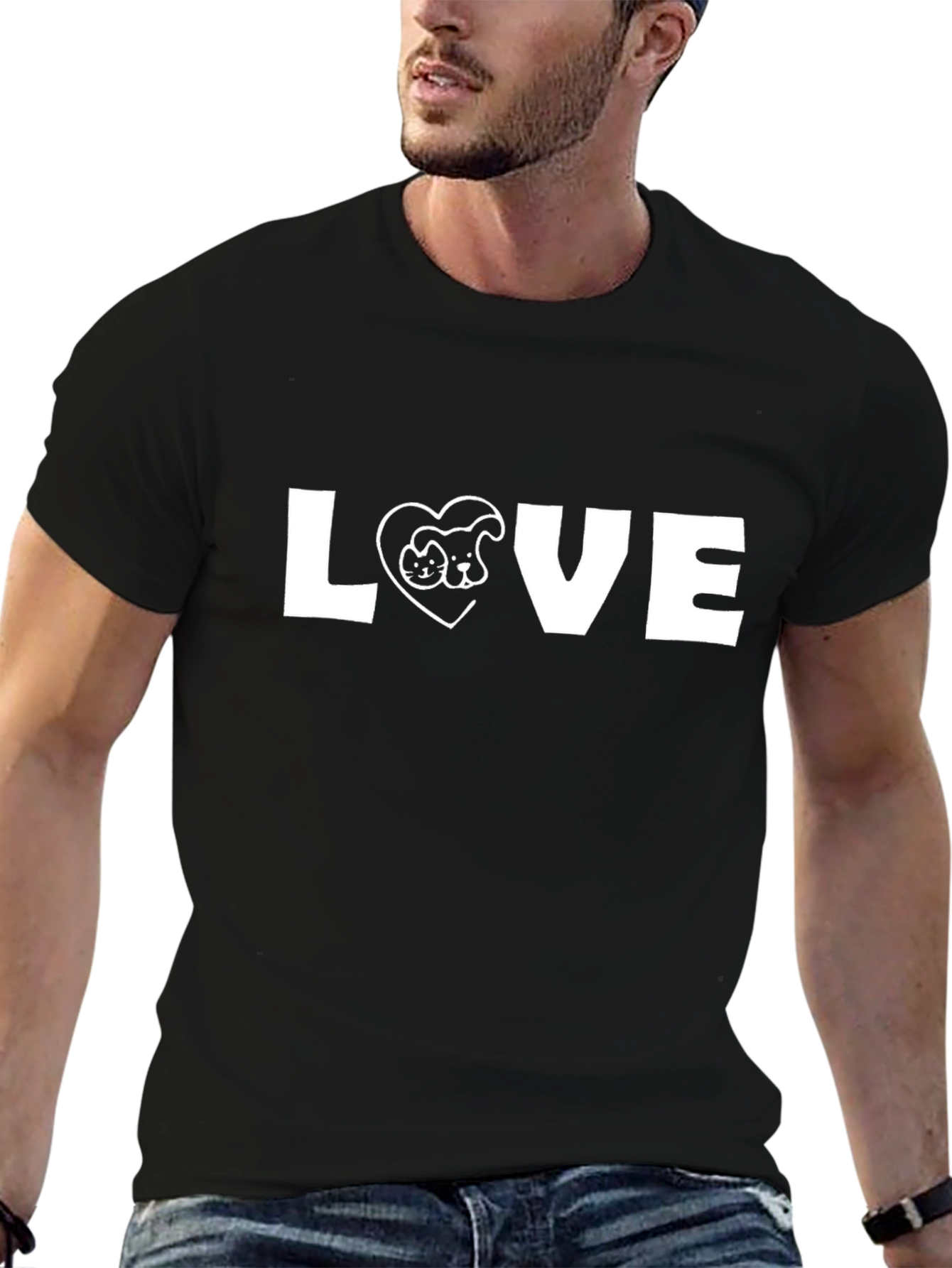 Love Dog and Cat T-Shirt