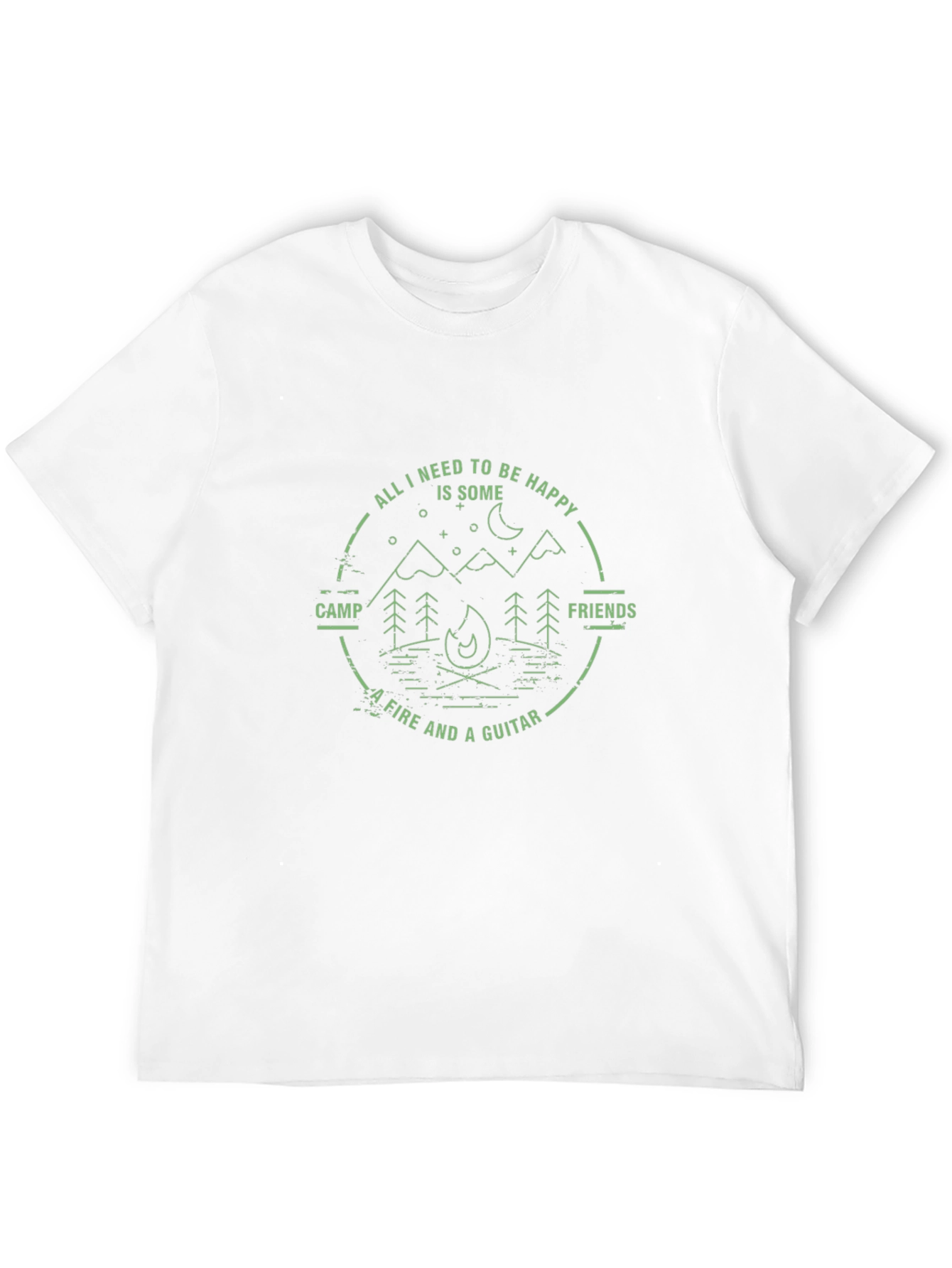 Campfire & Guitar T-Shirt - Adventure Tee