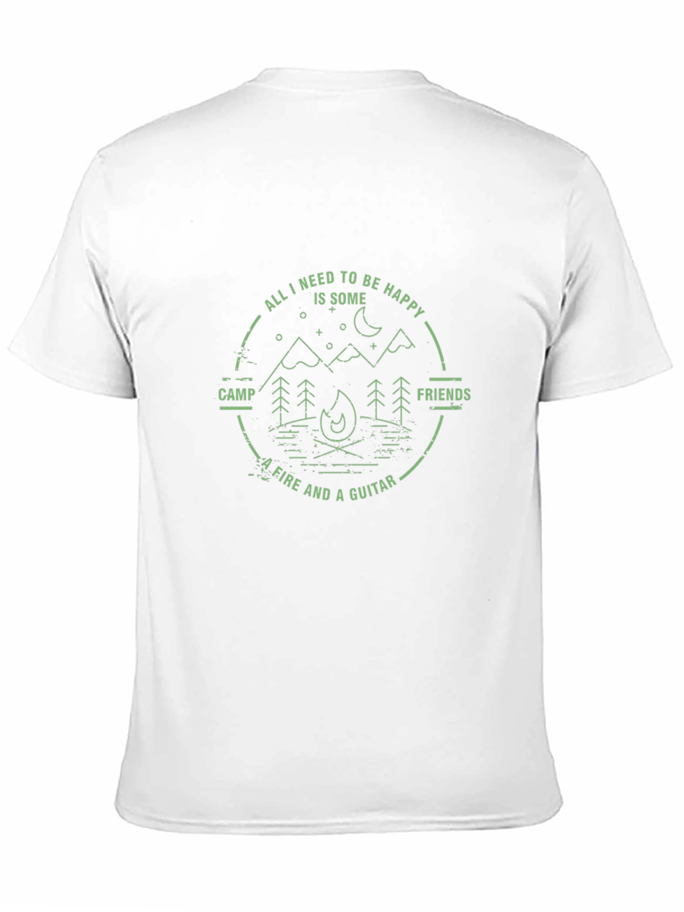 Campfire & Guitar T-Shirt - Adventure Tee