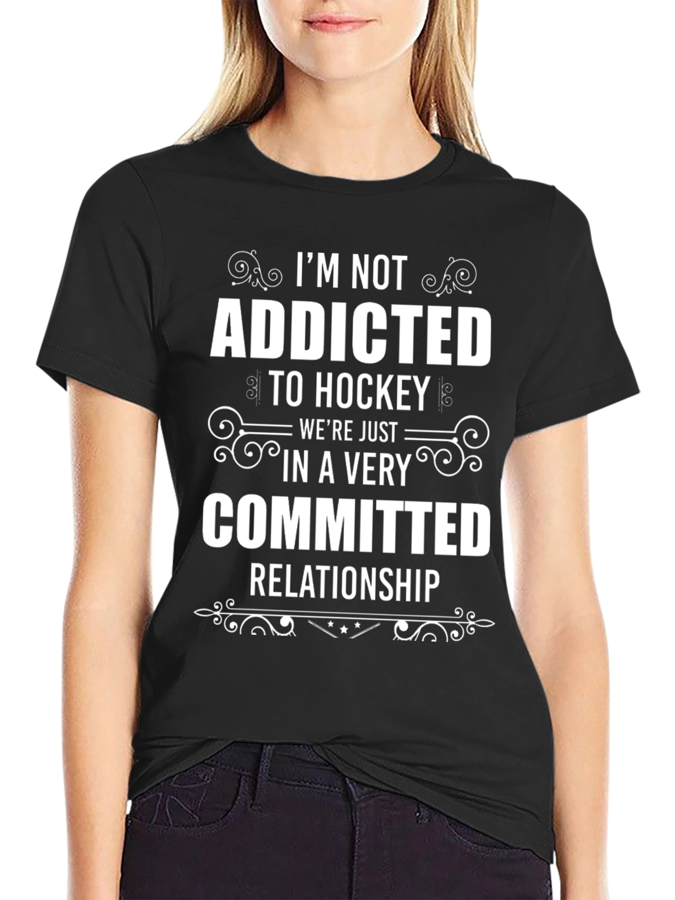 Hockey Relationship Graphic Tee
