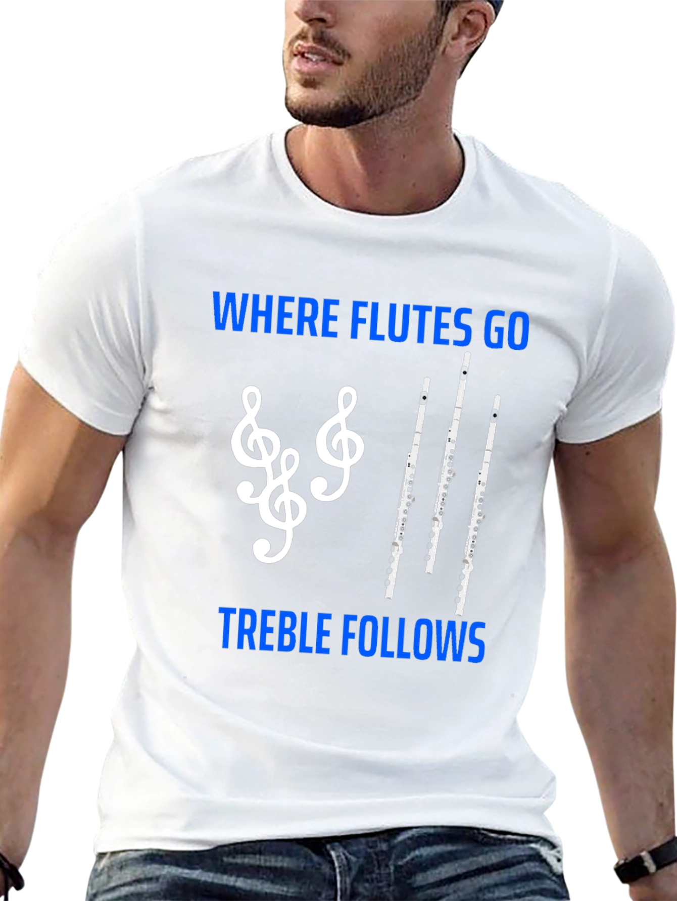 Where Flutes Go Treble Follows T-Shirt