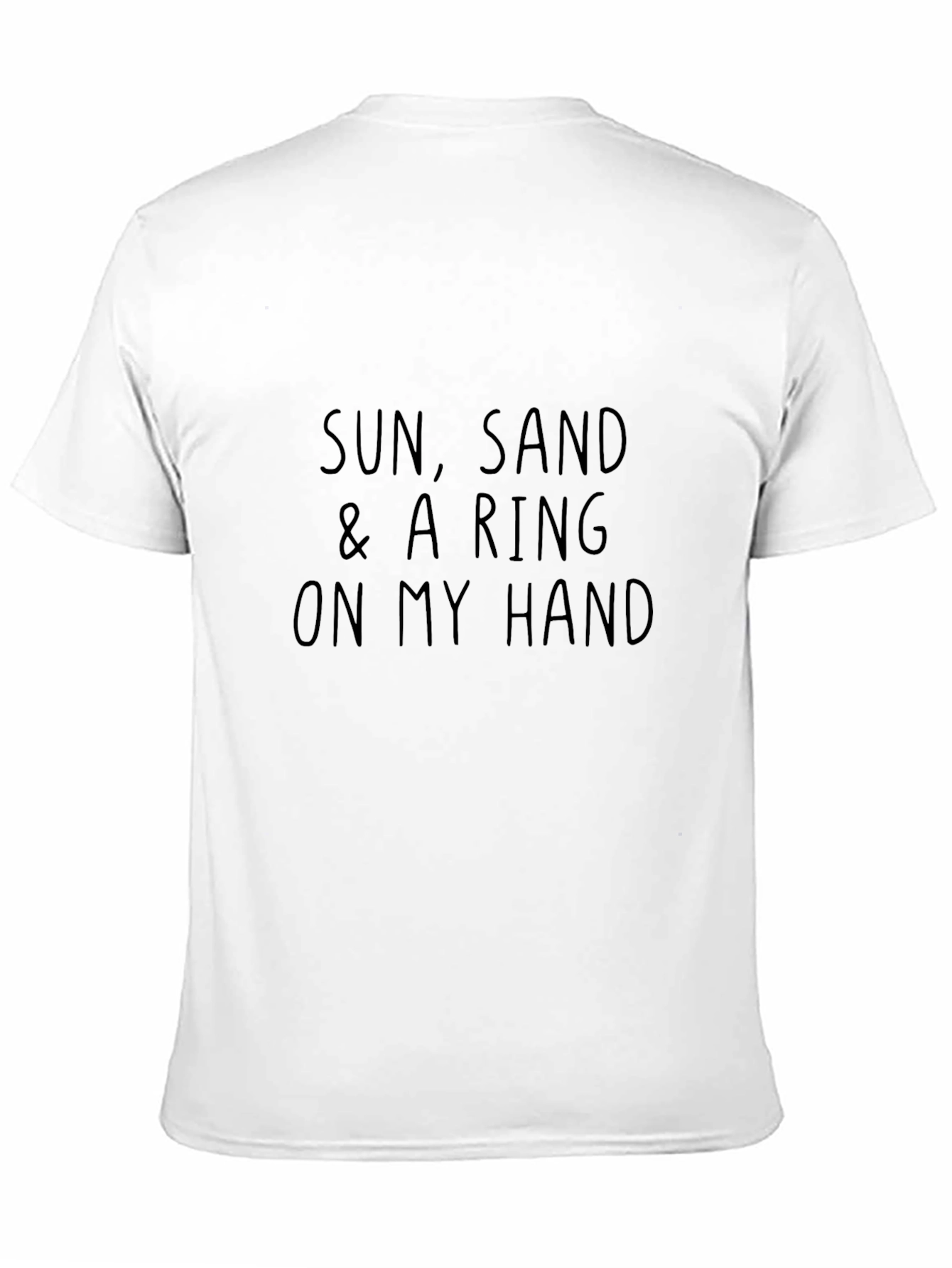 Sun Sand & Ring T-Shirt - Casual Black Tee