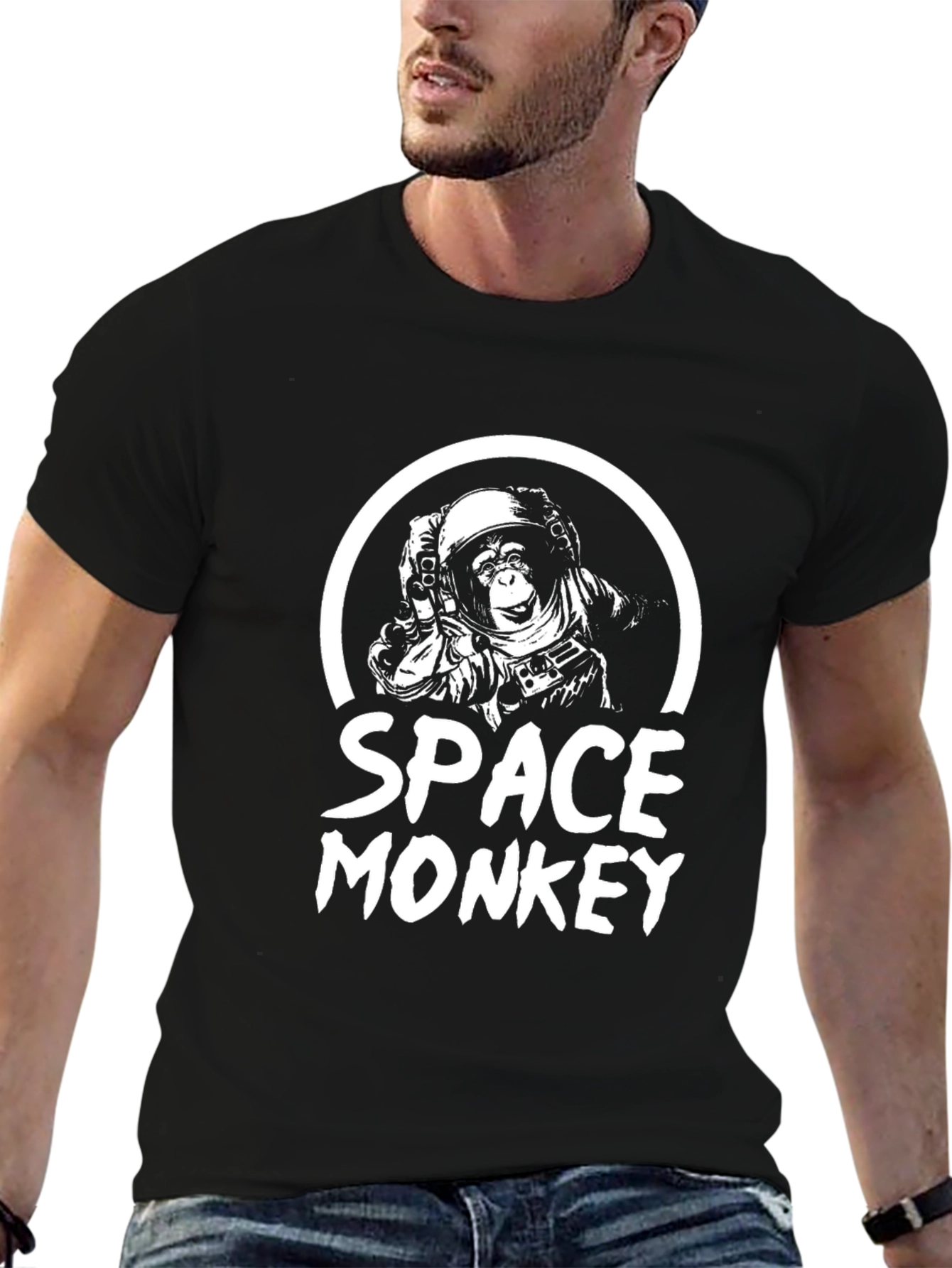 Space Monkey Graphic T-Shirt - Cool & Trendy Design