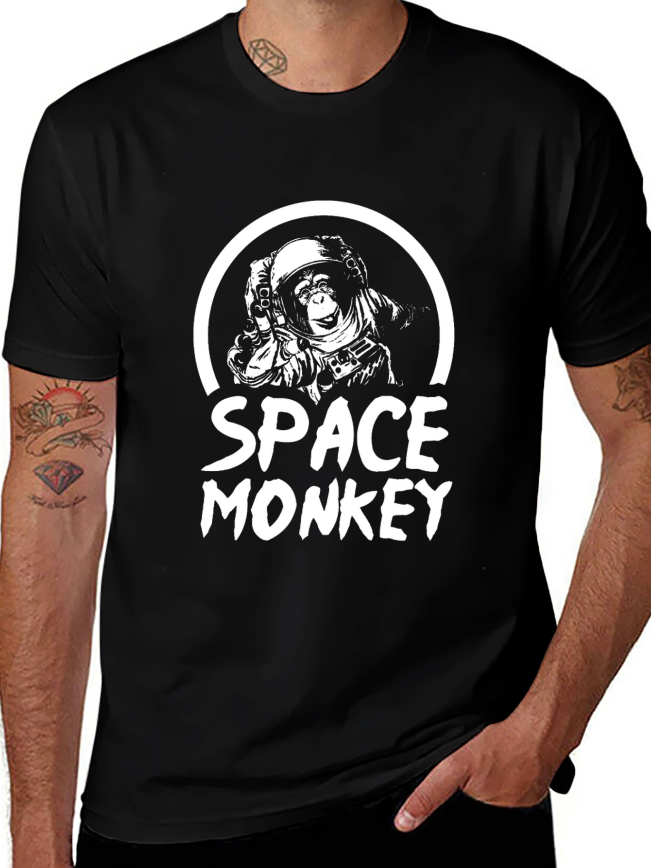 Space Monkey Graphic T-Shirt - Cool & Trendy Design