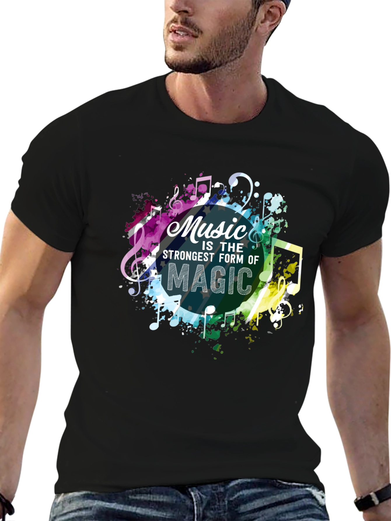 Music Is Magic Mens Graphic Tee