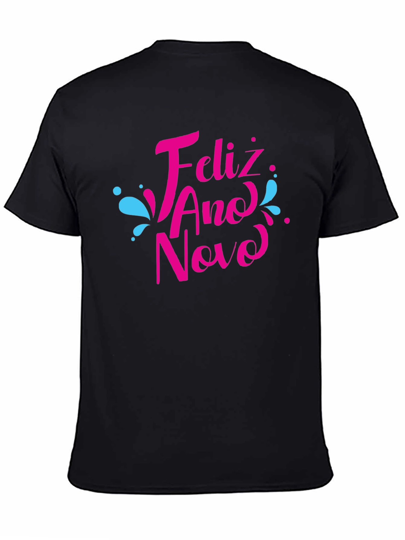 Feliz Ano Novo Black T-Shirt