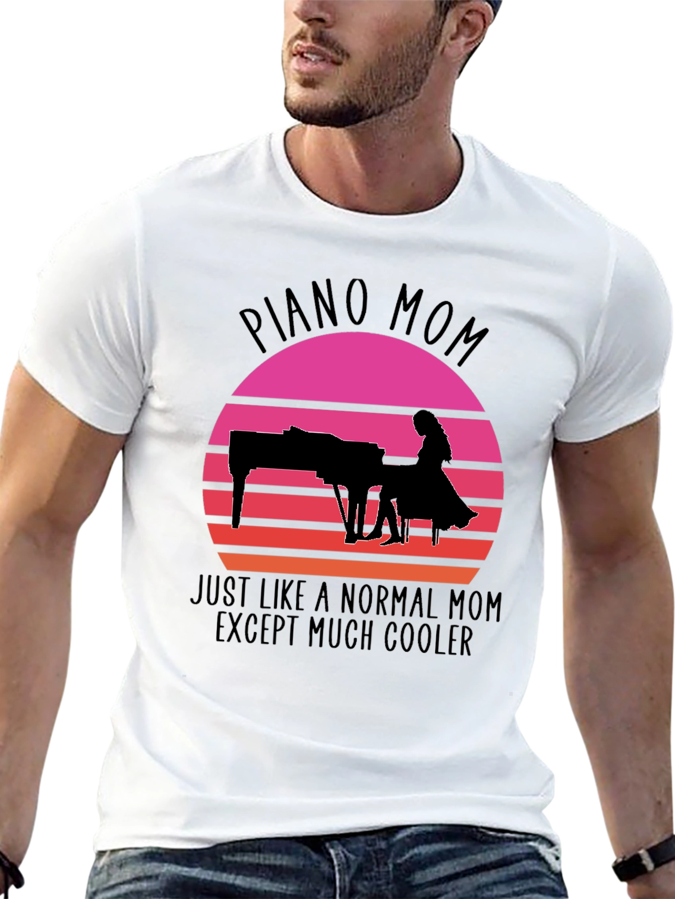 Piano Mom T-Shirt - Cool Mom Tee