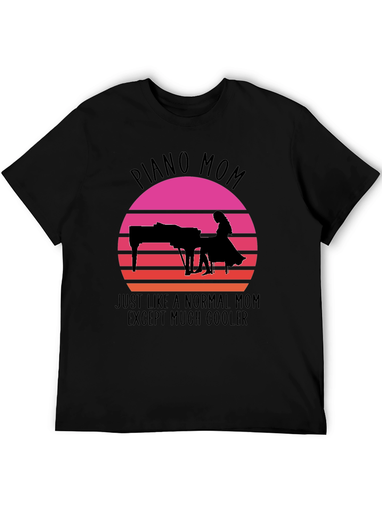 Piano Mom T-Shirt - Cool Mom Tee