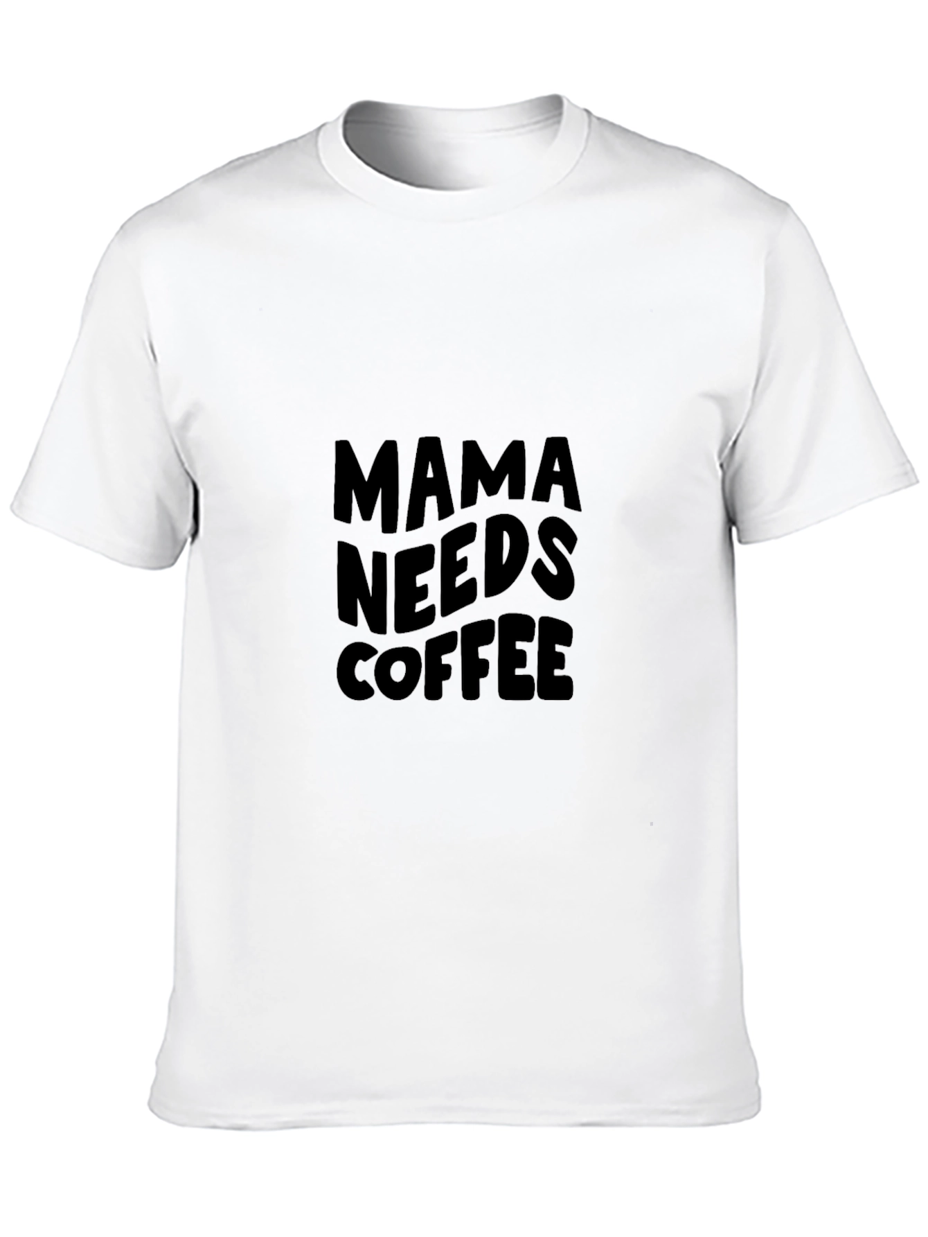 Mama Needs Coffee Graphic Tee - Black