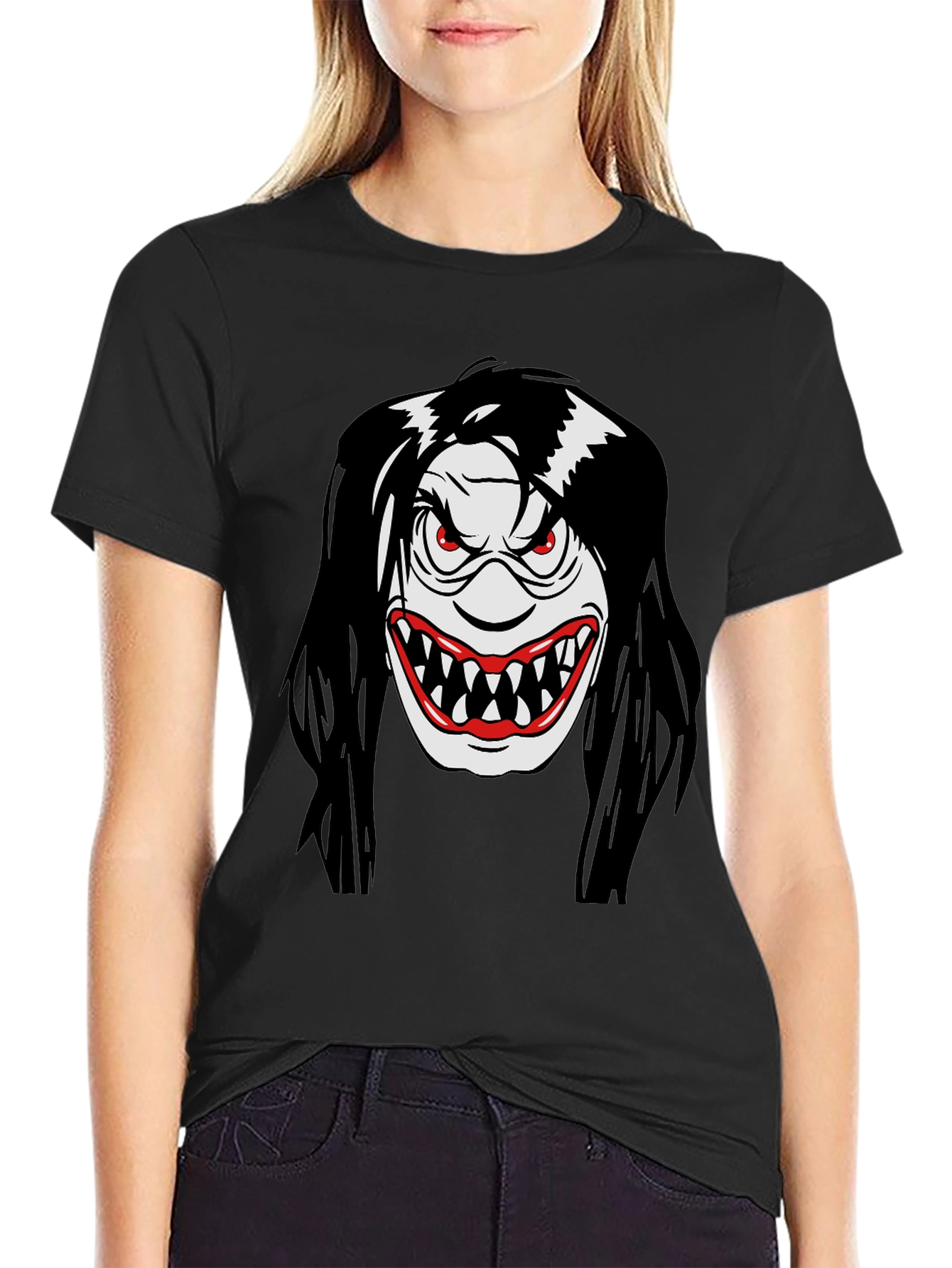 Monster Graphic Black T-Shirt