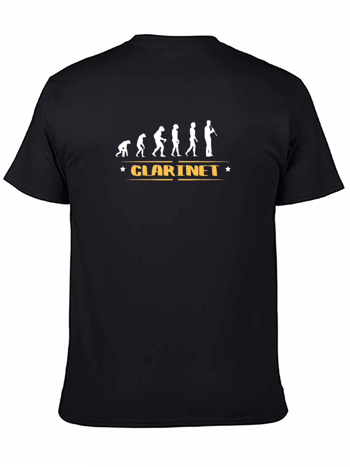 Clarinet Evolution T-Shirt: Musician Humor Tee