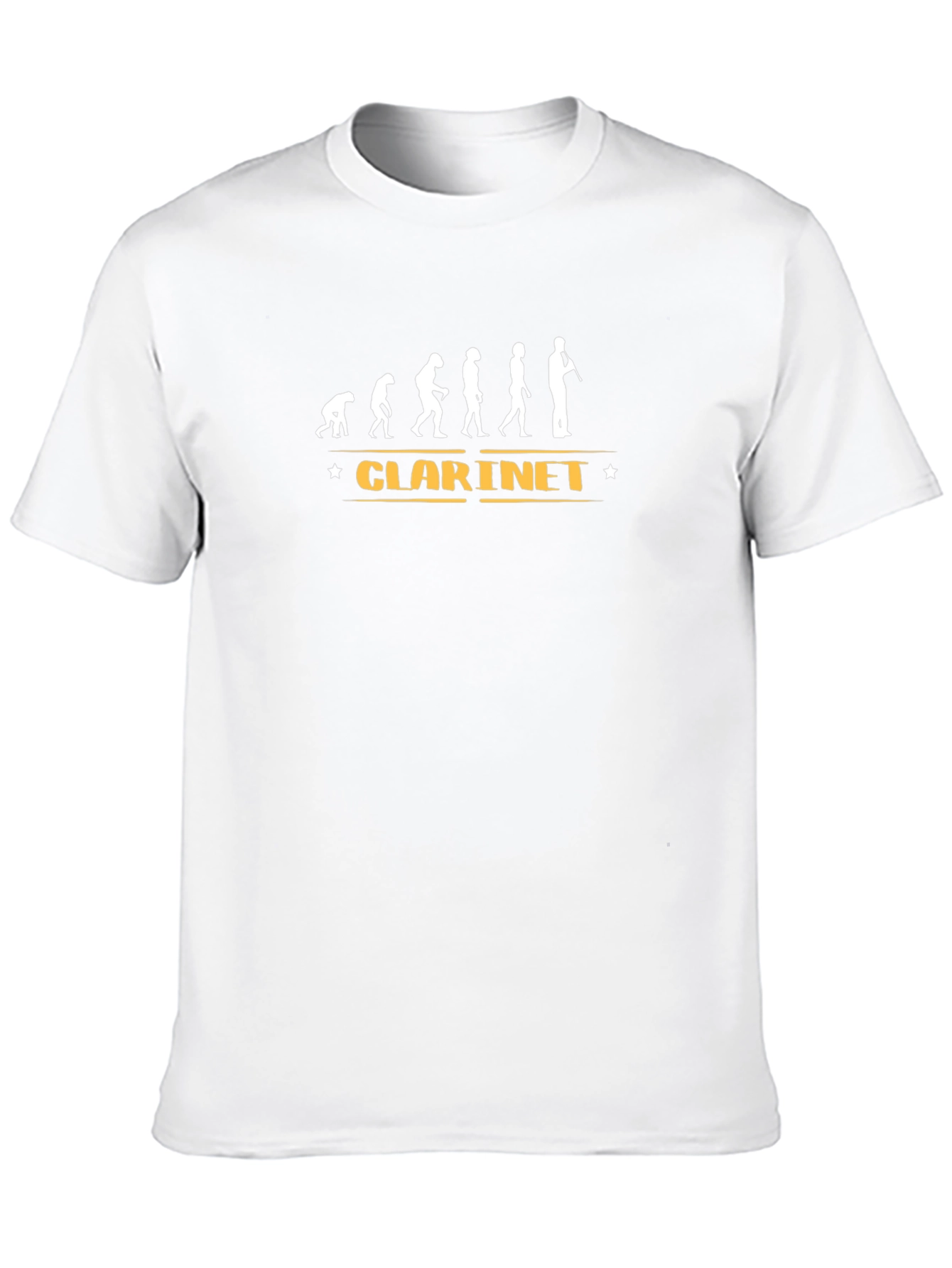 Clarinet Evolution T-Shirt: Musician Humor Tee
