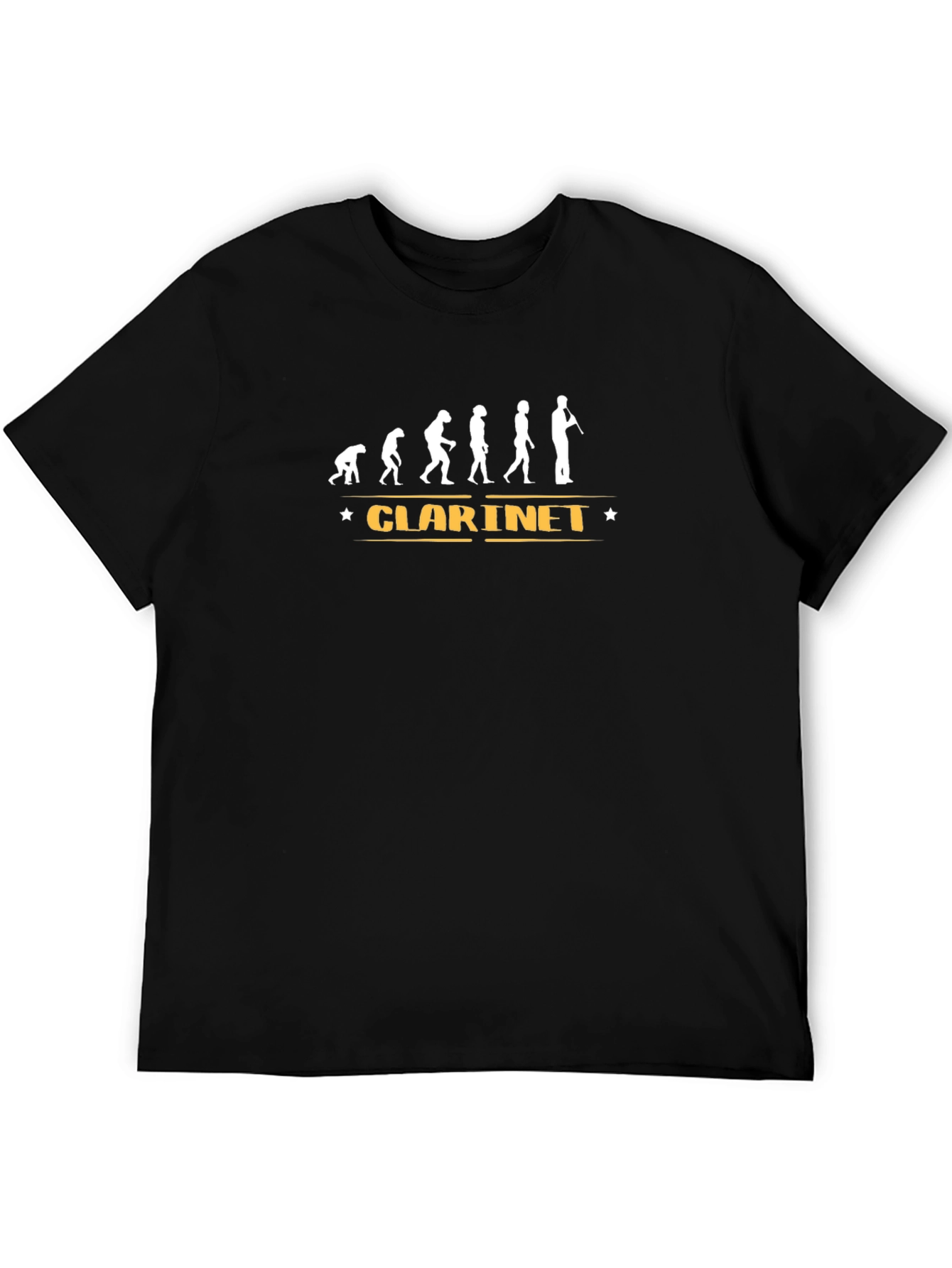 Clarinet Evolution T-Shirt: Musician Humor Tee